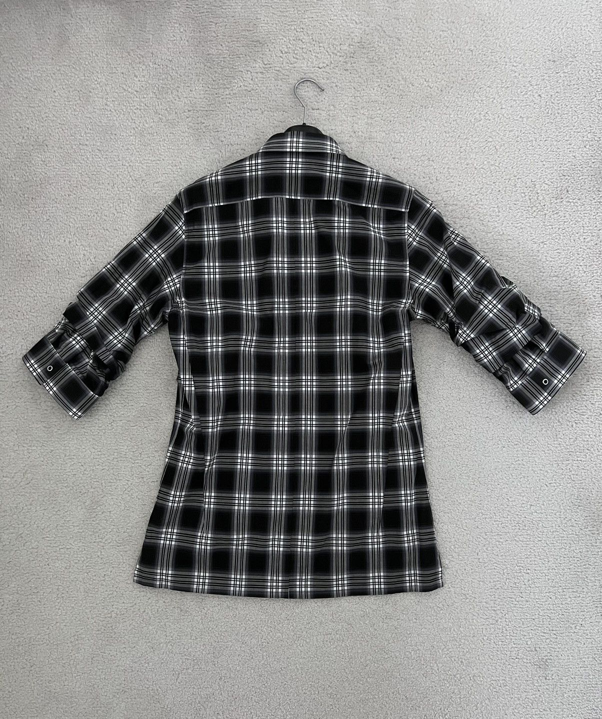 Kris Van Assche Kris Van Assche Black Plaid Shirt - Small (46) - Fall2008 Size US S / EU 44-46 / 1 - 4 Thumbnail