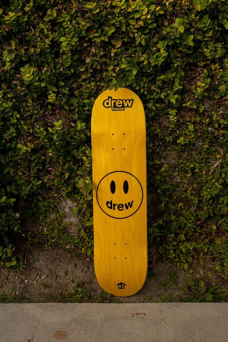 Drew House VERY RARE Drew House Mascot Skate Deck - Golden Yellow