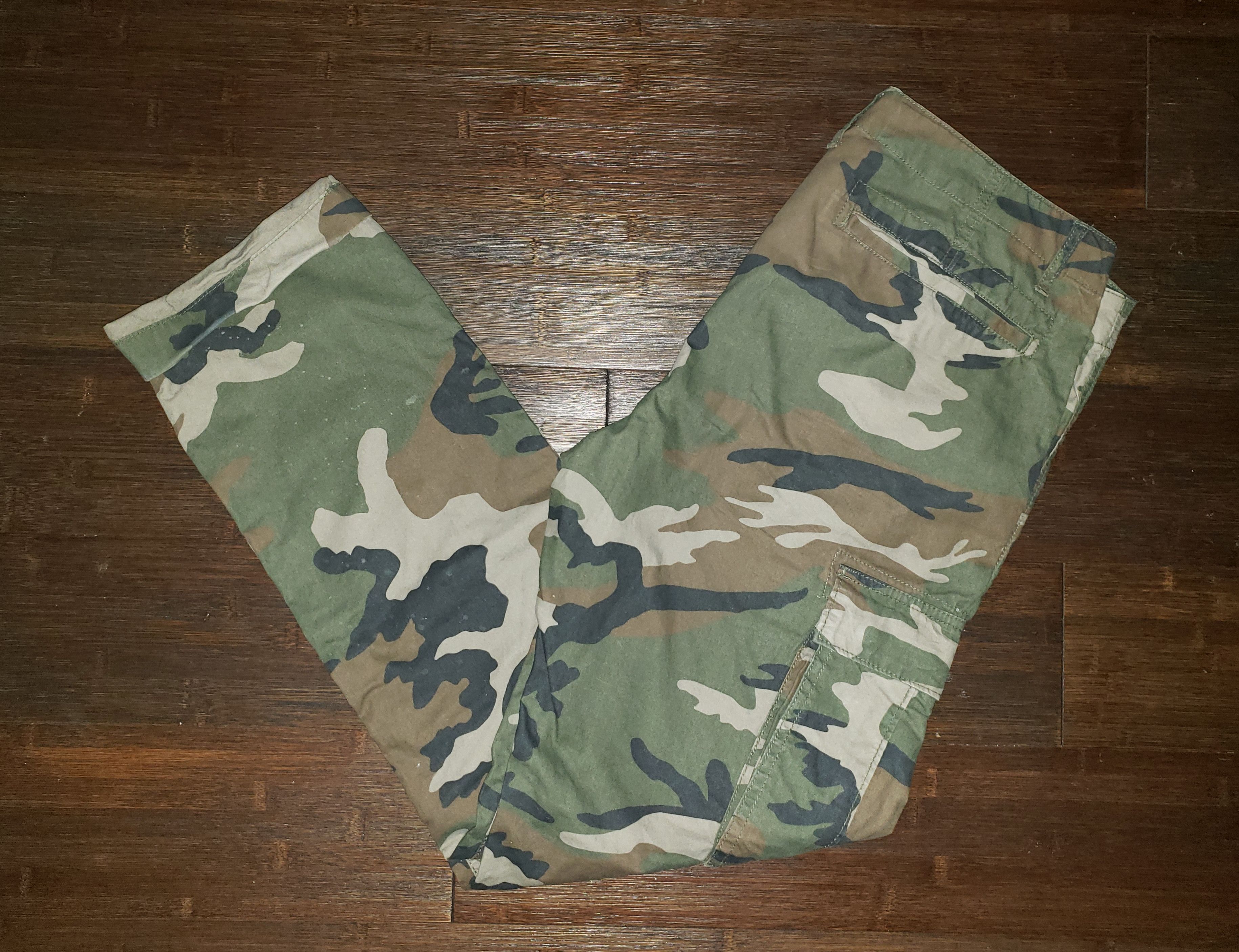 Old Navy Green Camo Pants Jungle Camo Pants Size US 36 / EU 52 - 5 Preview