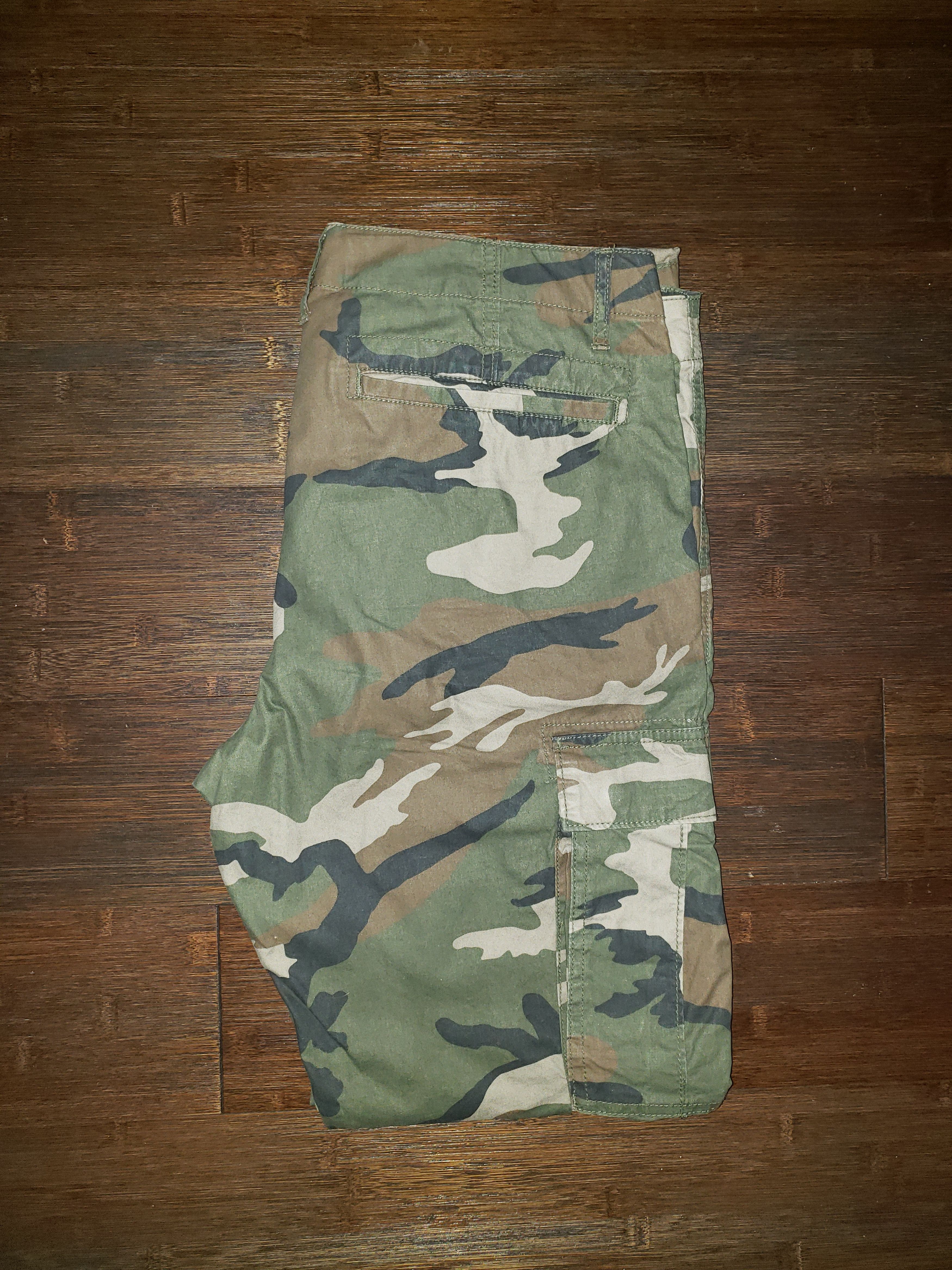 Old Navy Green Camo Pants Jungle Camo Pants Size US 36 / EU 52 - 4 Thumbnail