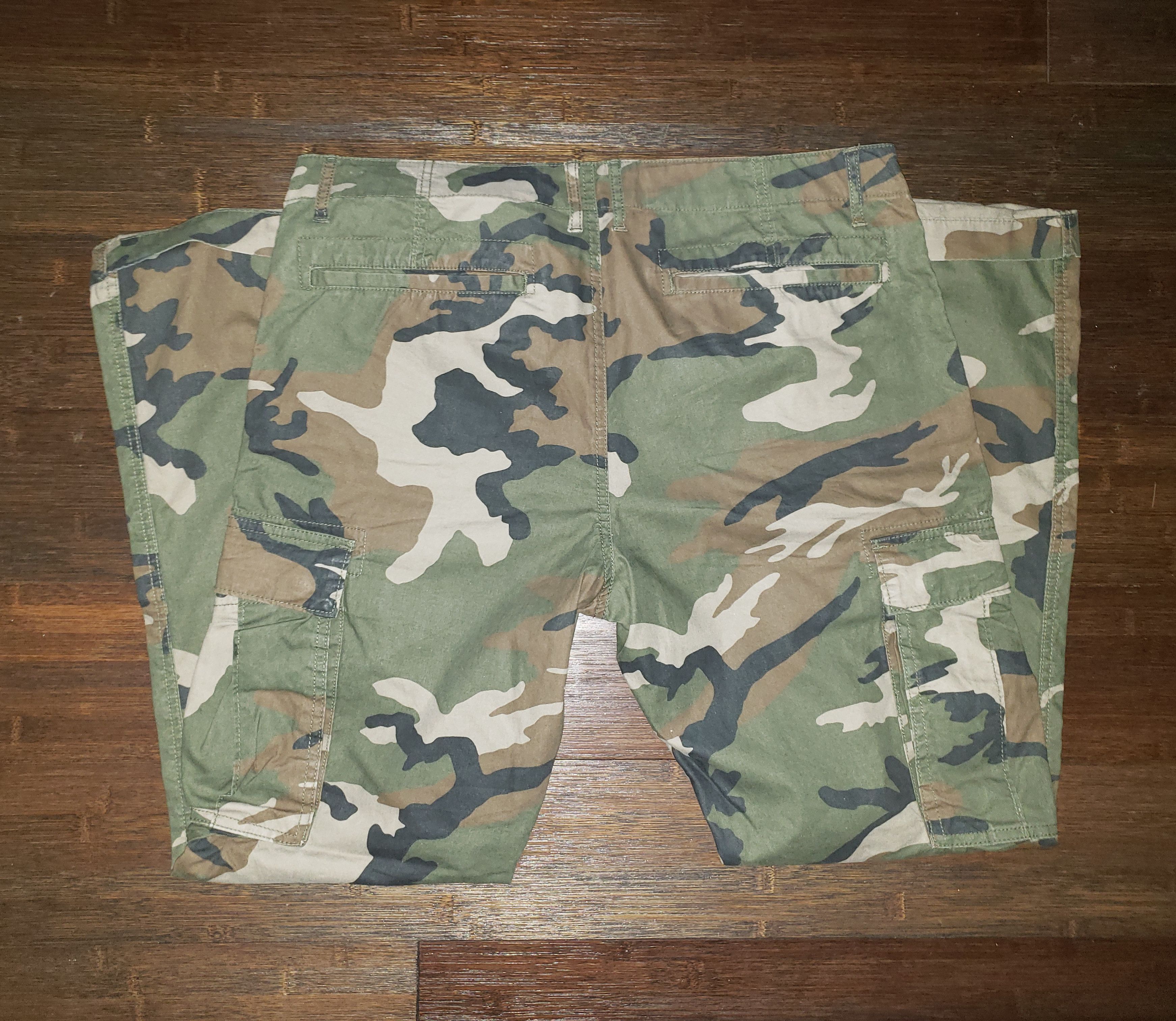 Old Navy Green Camo Pants Jungle Camo Pants Size US 36 / EU 52 - 3 Thumbnail