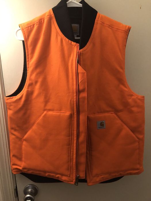 Carhartt Blaze Orange Vest 