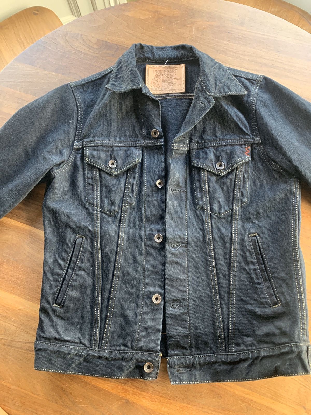 Iron Heart SEXIH07IIIBK2 Type III Modified Overdyed Jacket Grailed