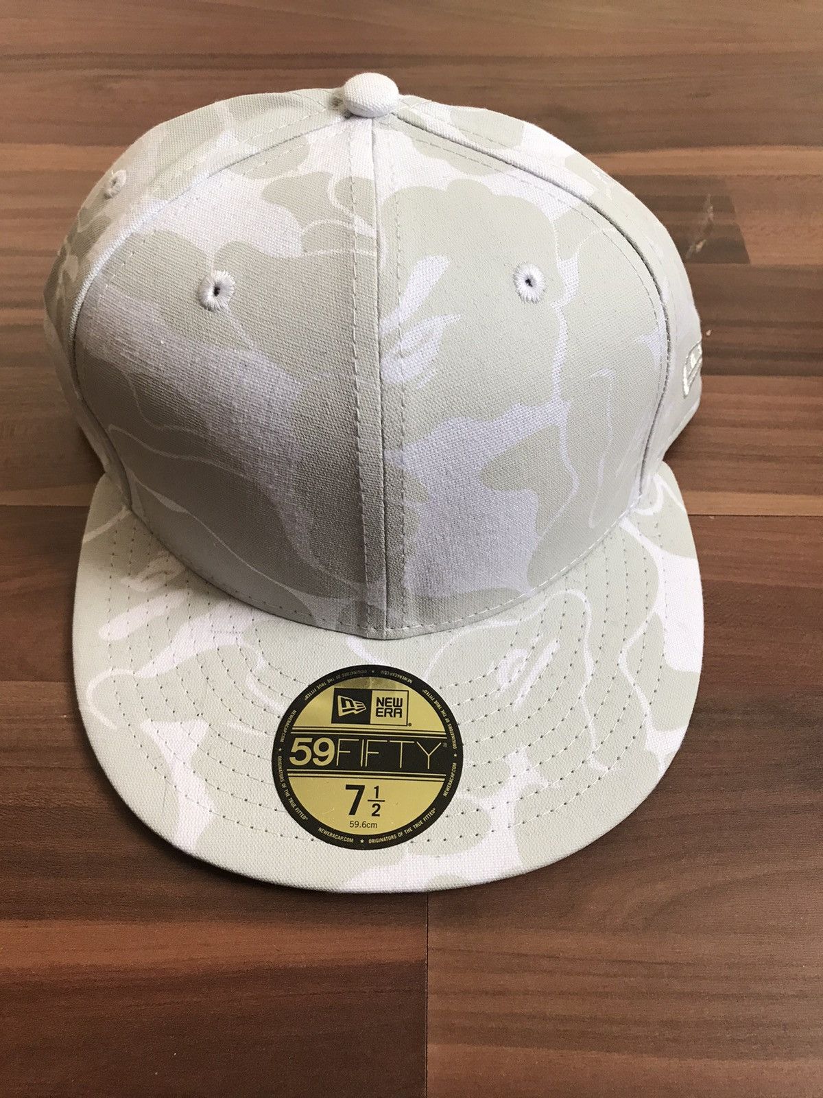 Bape × Kith × New Era BAPE x Kith x New Era Cap Camo Fitted sz 7 1 