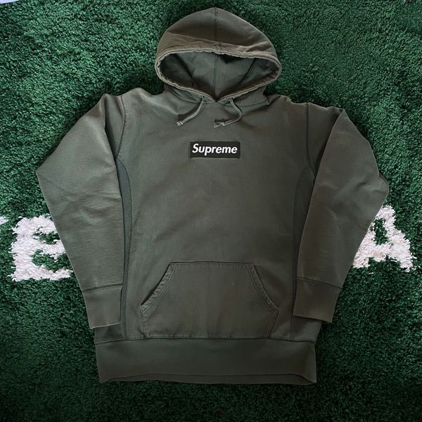 1999 Supreme Forest Green Box Logo Hoodie