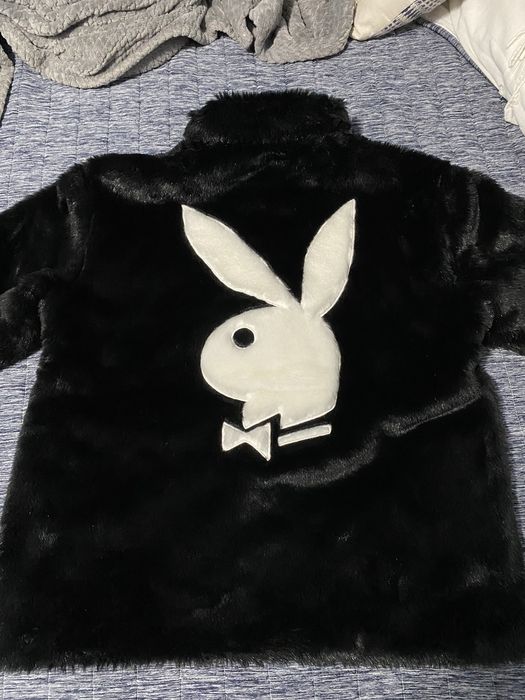 Playboy faux fur coach best sale jacket