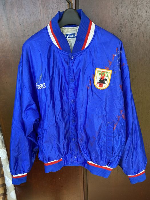 Asics RARE ASICS JFA BOMBER JACKET JFA JAPAN FOOTBALL | Grailed