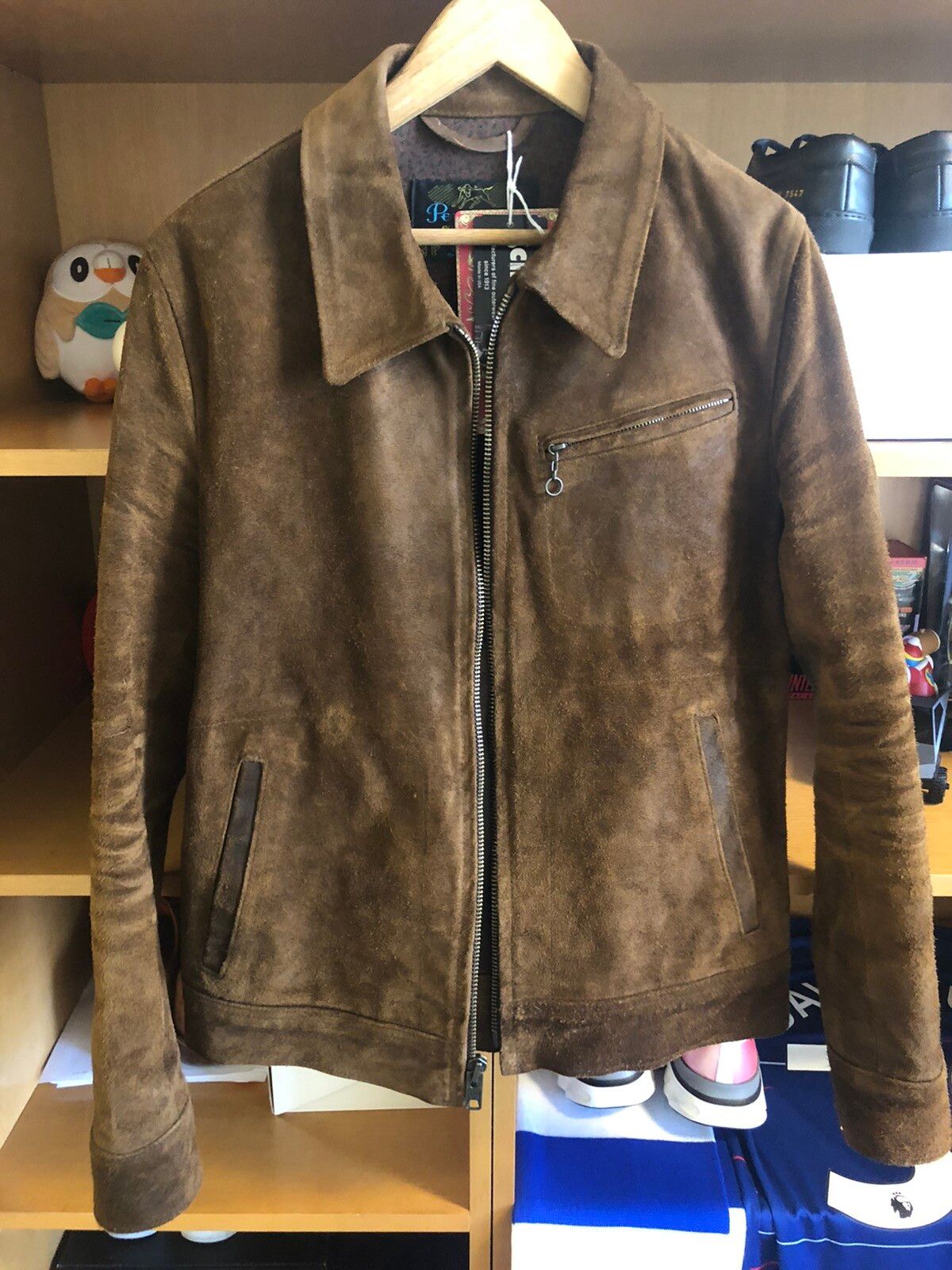 Schott Schott NYC Duke 370 Men's Suede Leather Jacket | Grailed