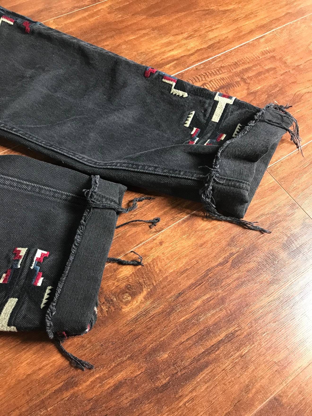 Isabel Marant Tribal Patched Cropped Denim Size US 32 / EU 48 - 6 Thumbnail