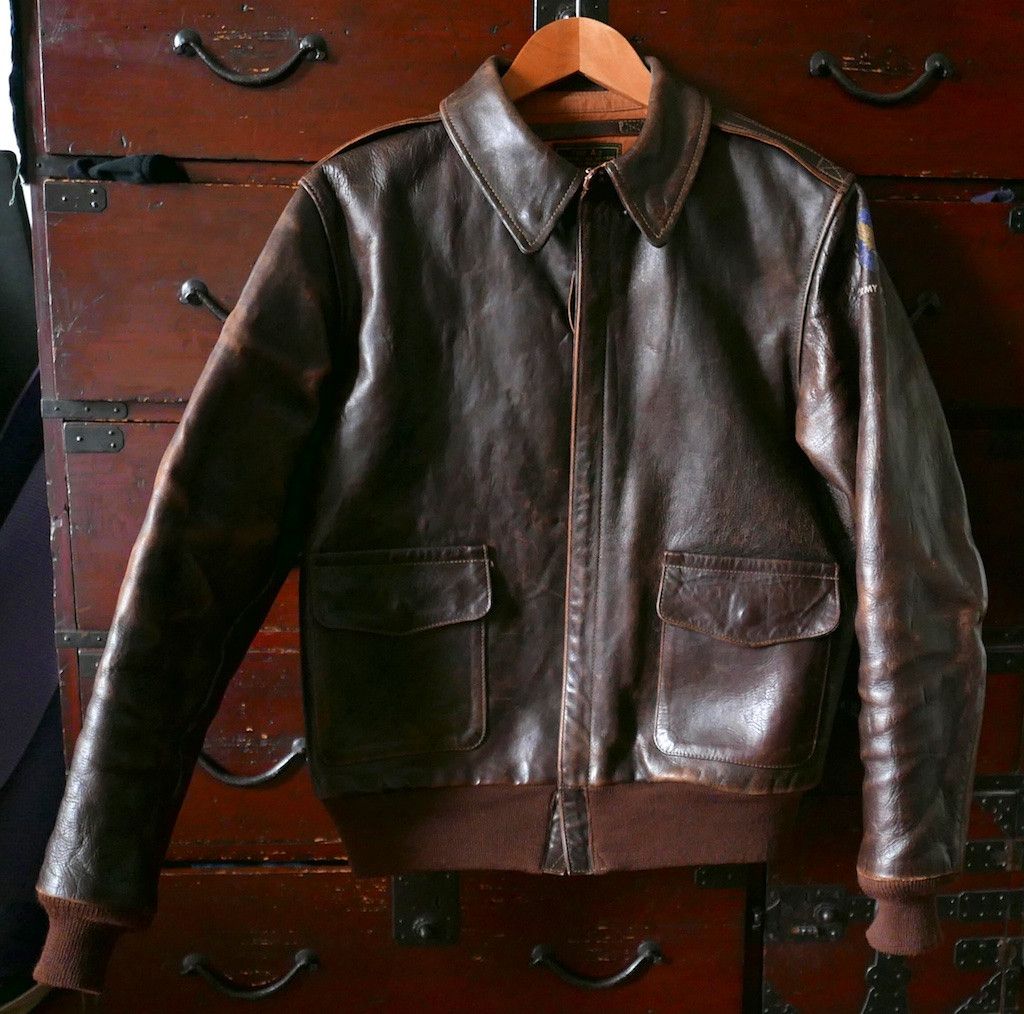 The Real McCoy's A-2 Horse Hide Seal Brown Ww2 Flight Jacket | Grailed