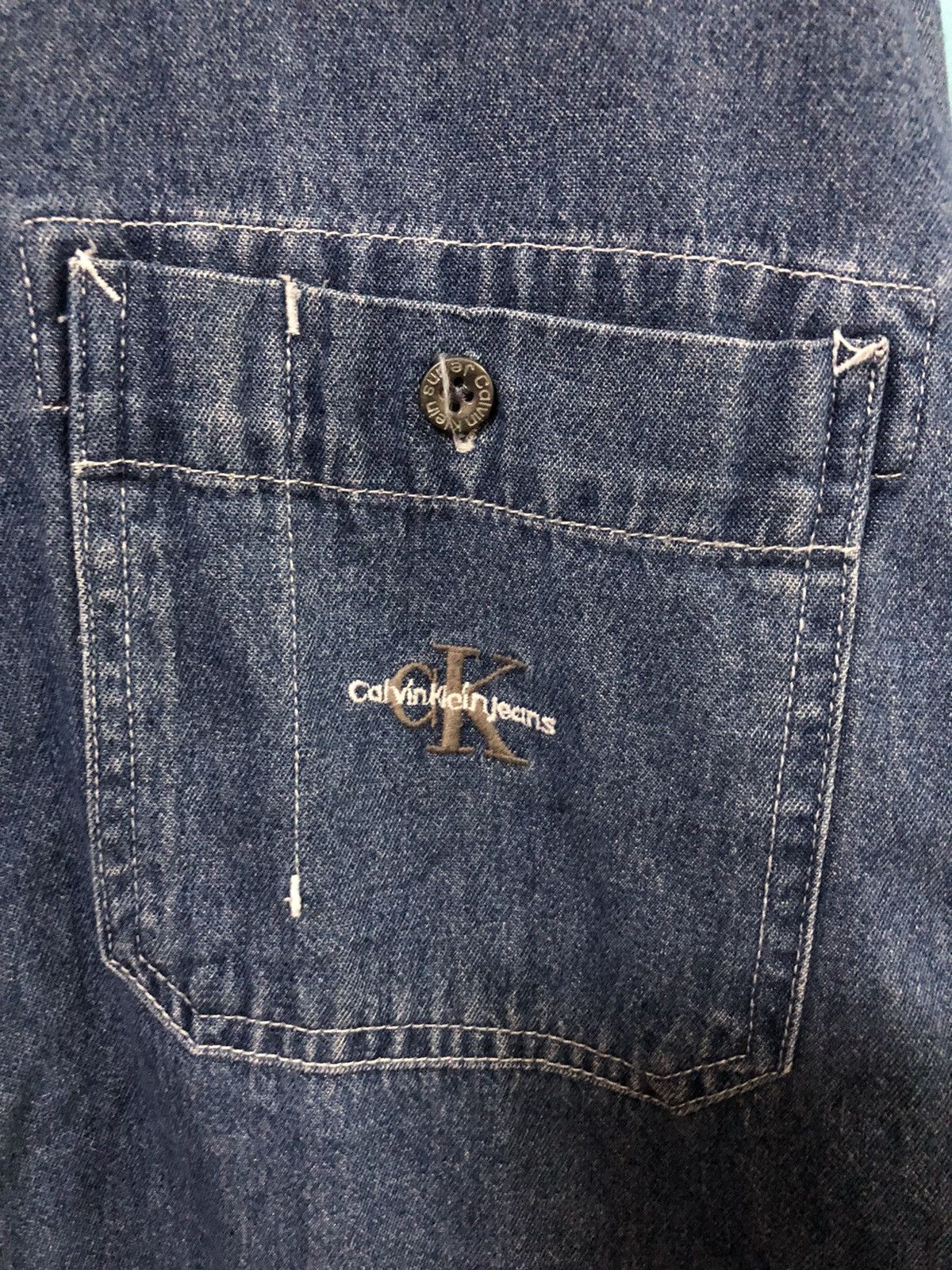 Calvin Klein CALVIN KLEIN jeans denim buttons shirts sewing logo medium Size US M / EU 48-50 / 2 - 5 Thumbnail