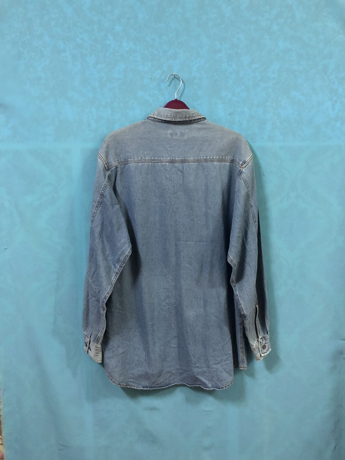 Calvin Klein calvin klein jeans denim shirt button sewing logo large Size US L / EU 52-54 / 3 - 2 Thumbnail