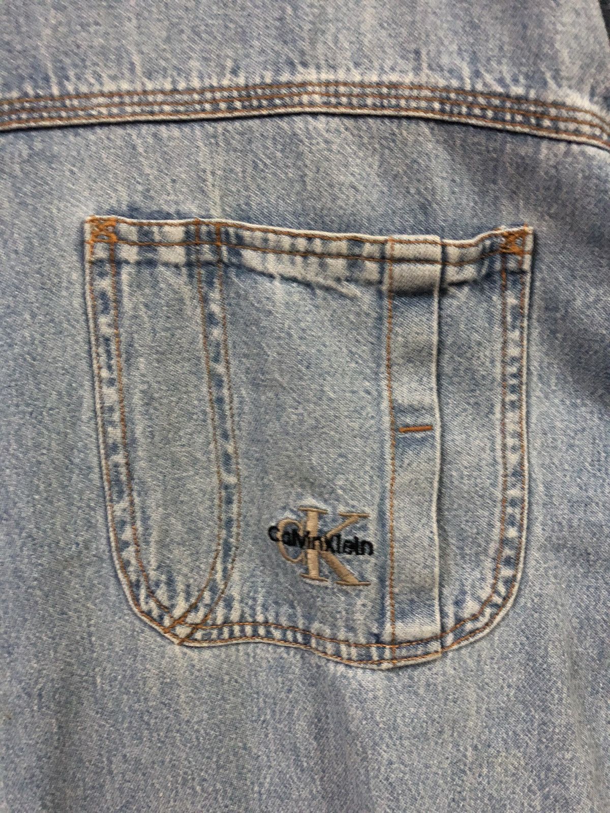 Calvin Klein calvin klein jeans denim shirt button sewing logo large Size US L / EU 52-54 / 3 - 4 Thumbnail