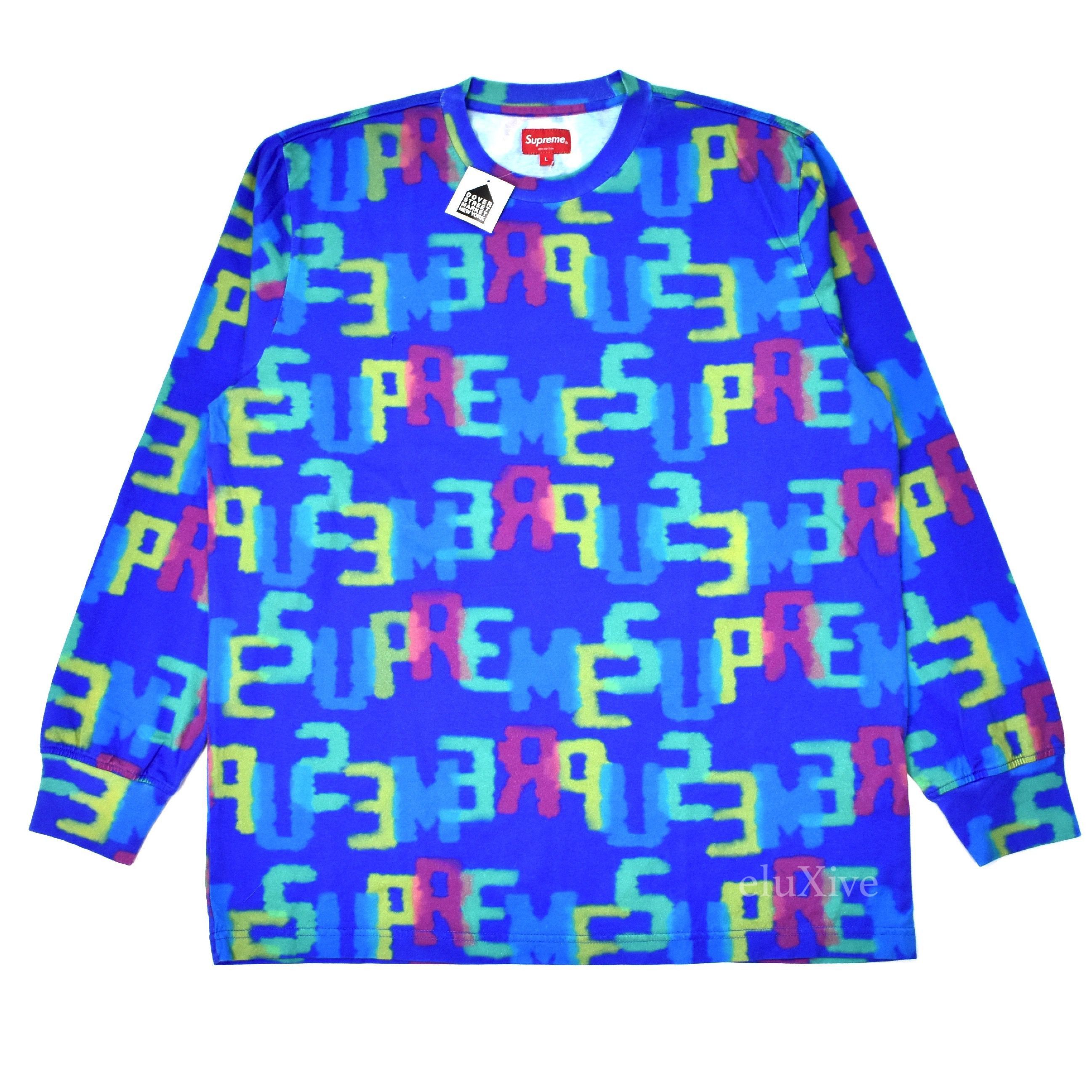 レア❗️supreme acid wash arc logo L/S tee Supreme - Acid Wash Arc Logo L/S Tee - UG.SHAFT