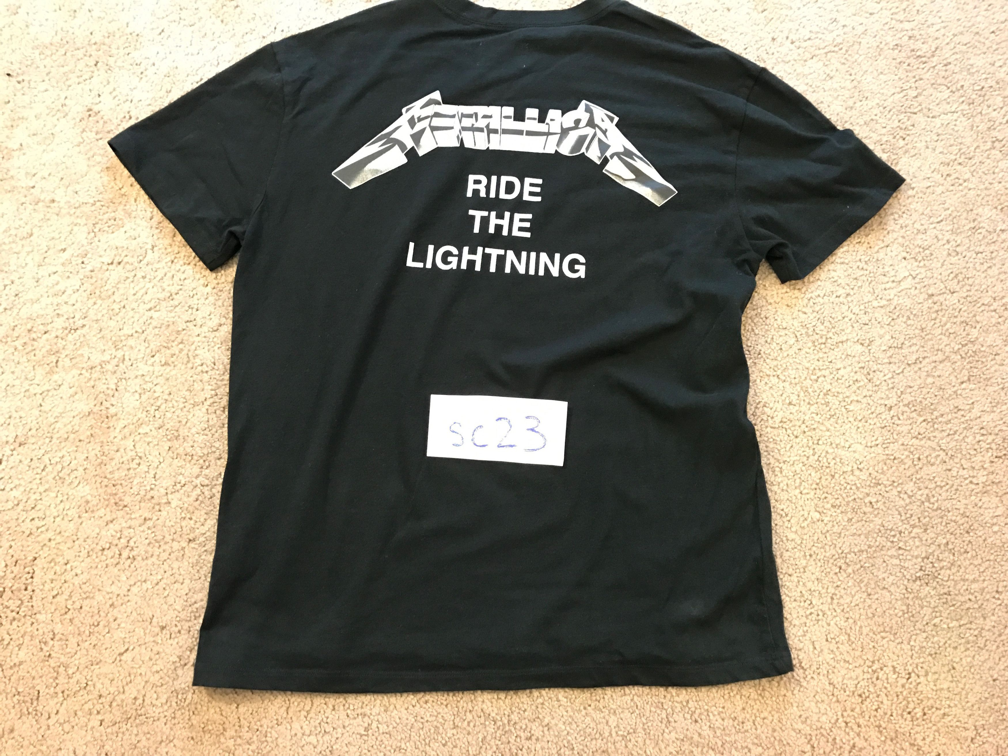 Fear of God x FOG essentials buy Metallica ride the lightning