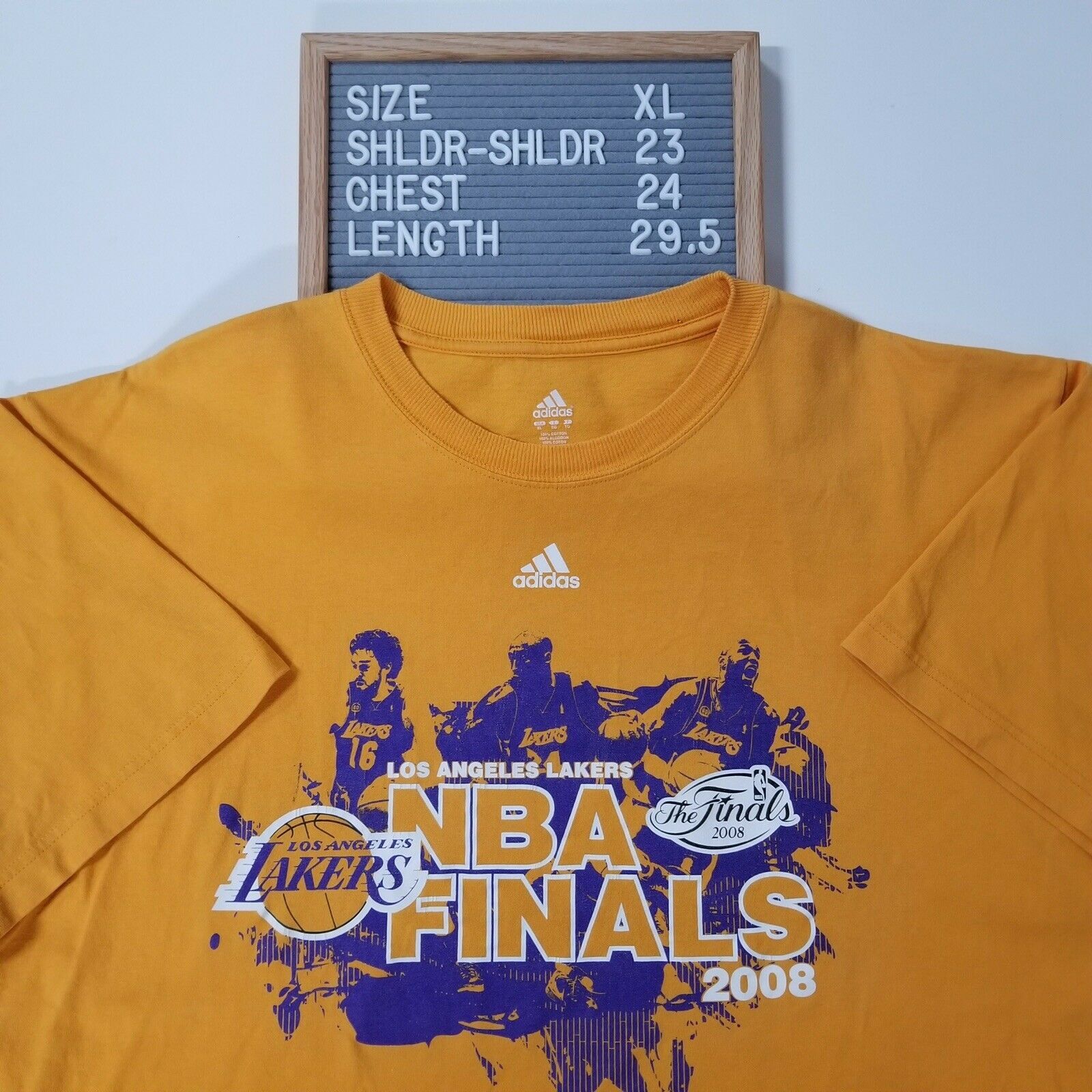 Adidas ADIDAS T-Shirt XL KOBE BRYANT #24 NBA Finals Size US XL / EU 56 / 4 - 2 Preview