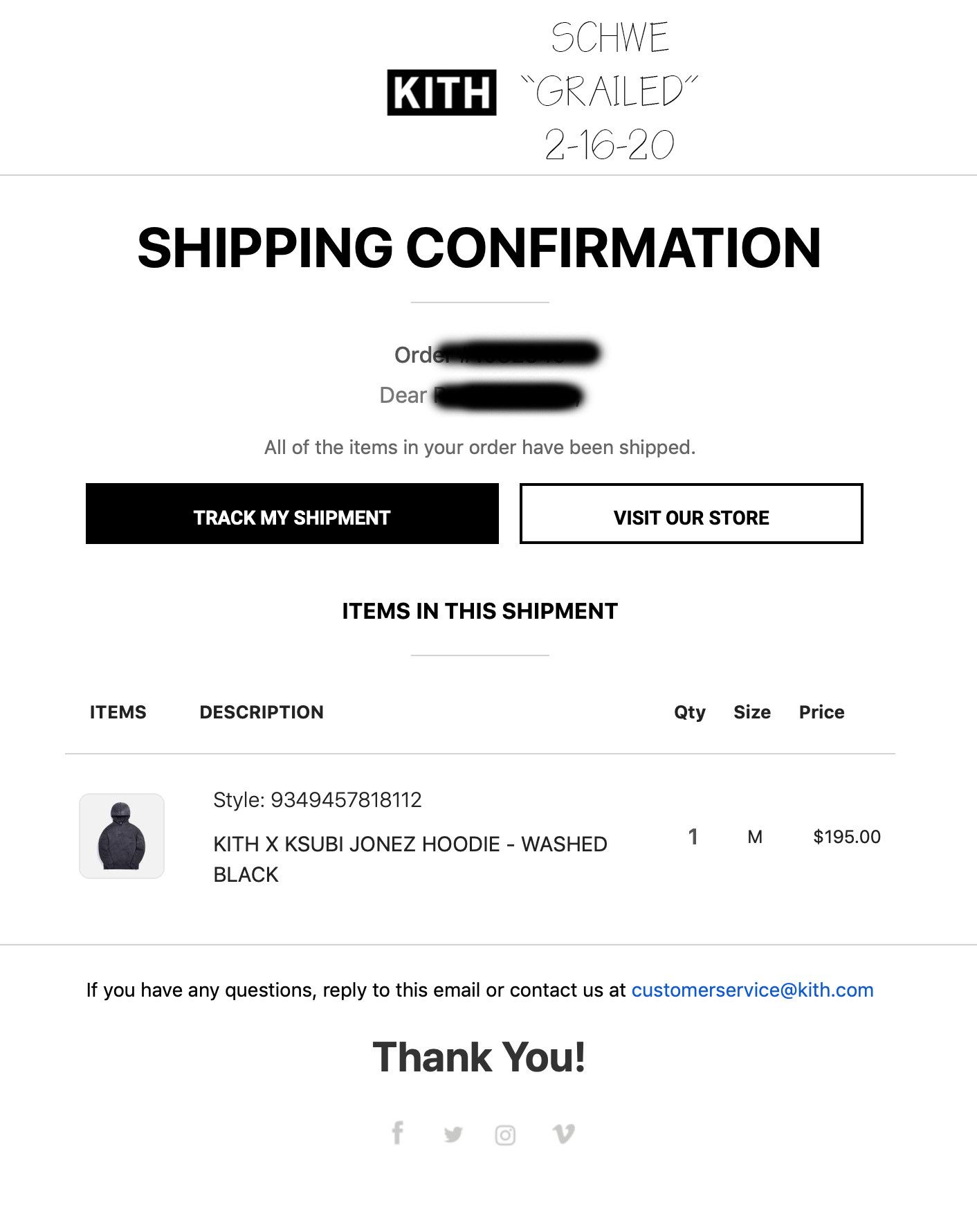 Kith × Ksubi Kith x Ksubi Jonez Hoodie Washed Black | Grailed