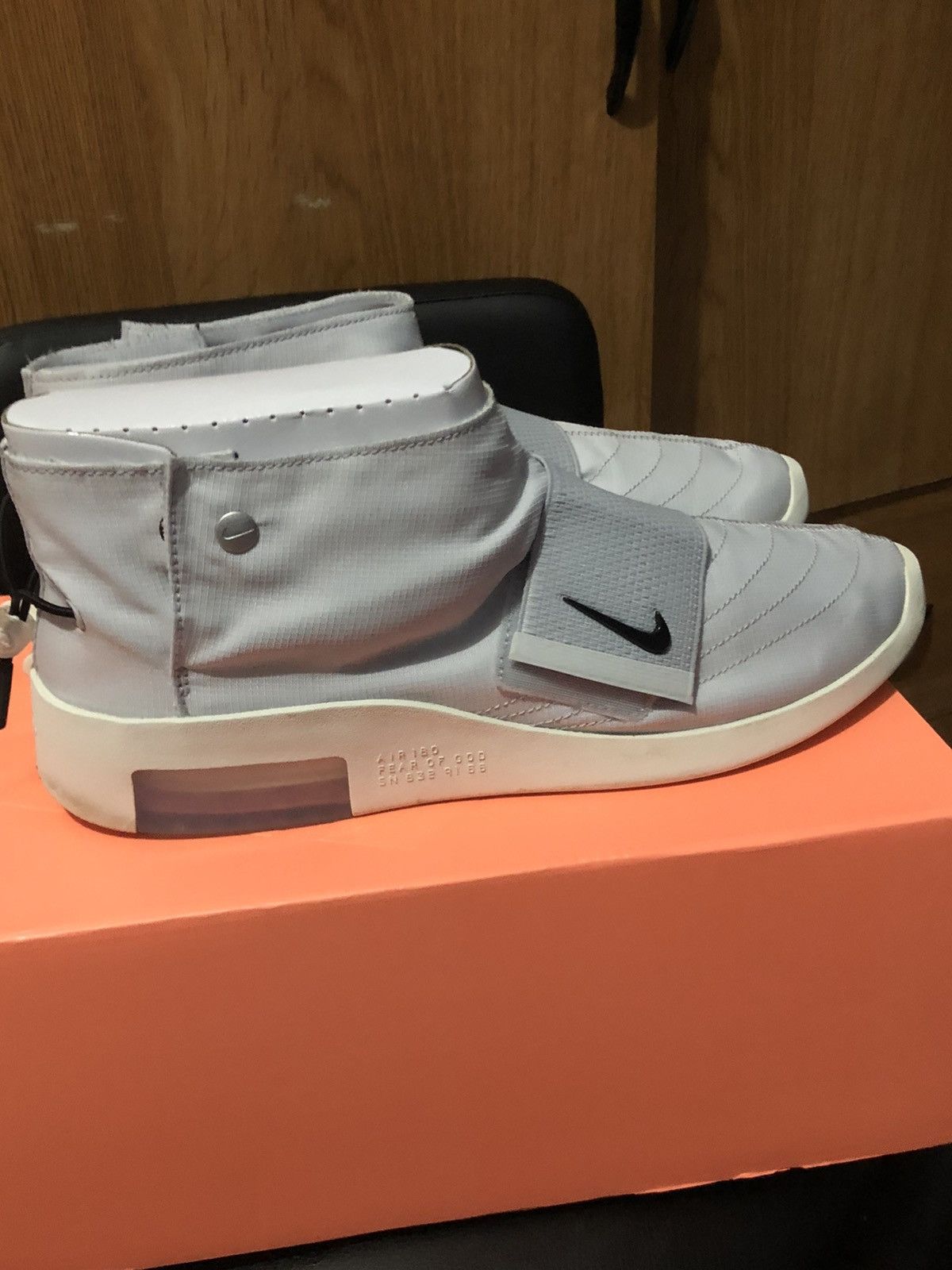 Air Fear Of God Moc Pure Platinum size 12