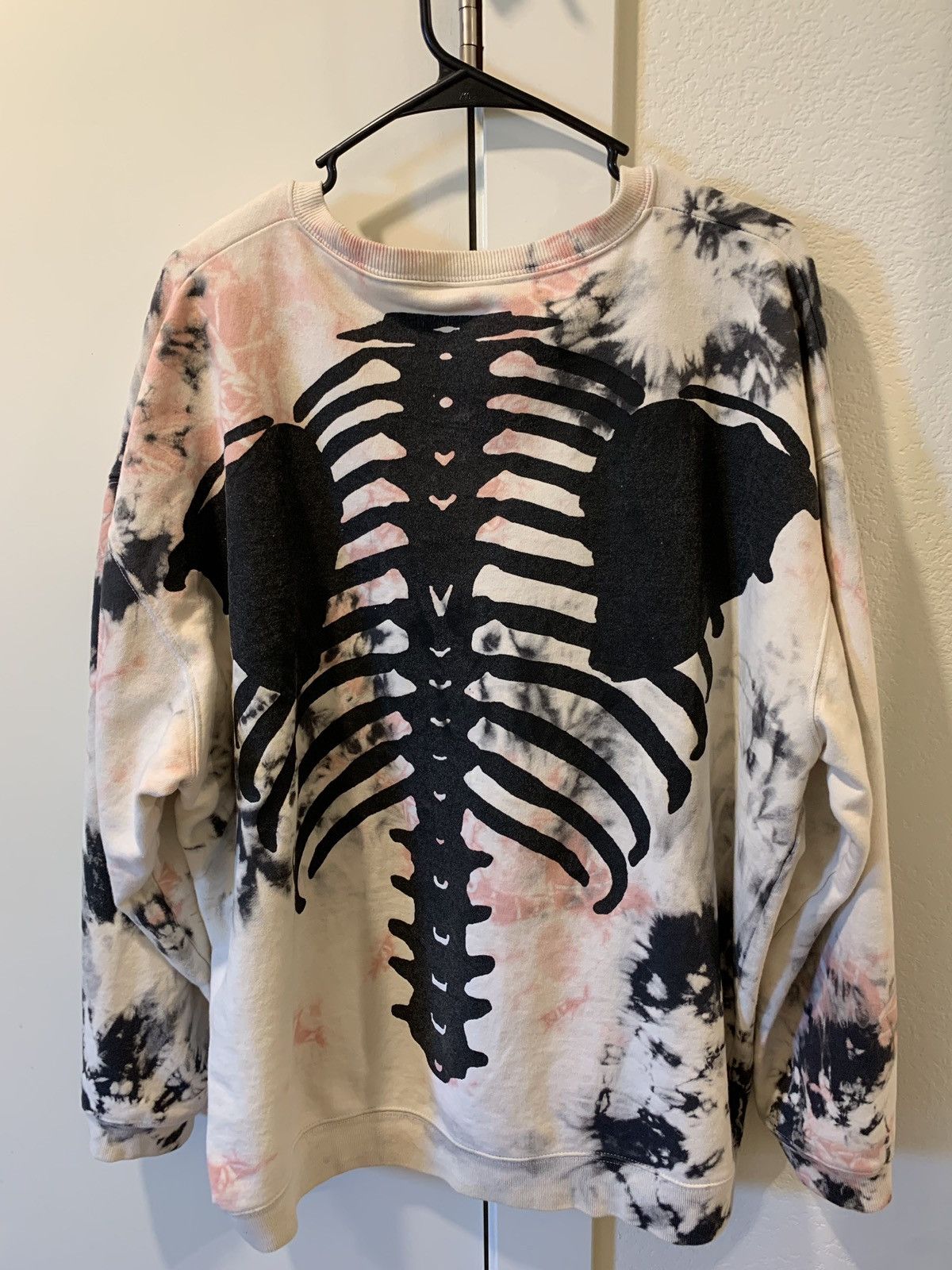 image of Kapital Tie Die Skeleton Crewneck in Tie Dye, Men's (Size XL)