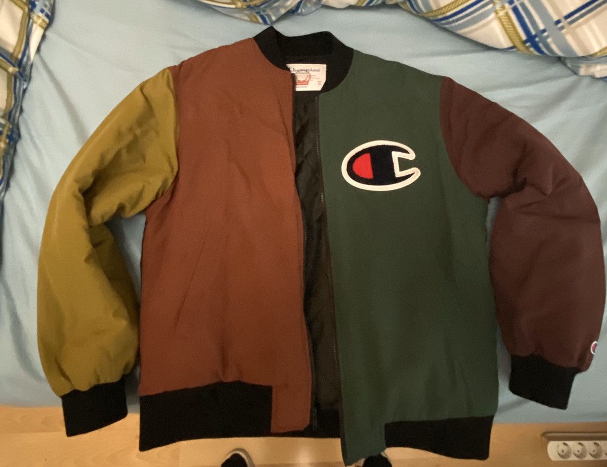Champion Supreme Supreme champion color blocked jacket multi Grailed