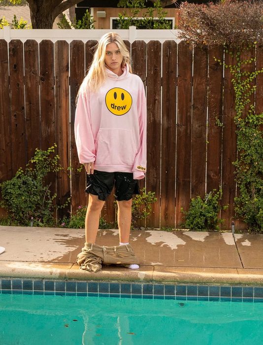 Justin bieber drew online pink hoodie