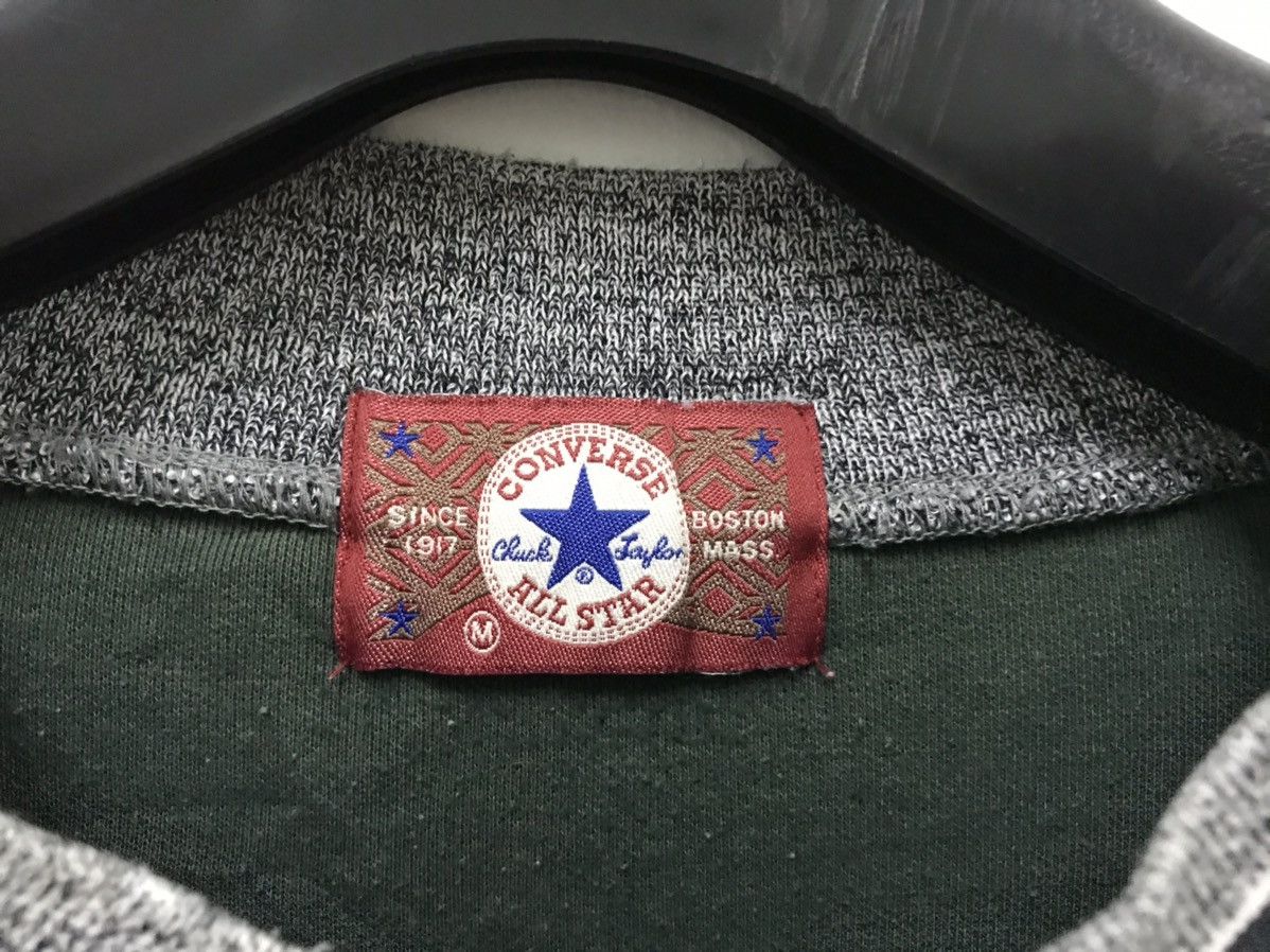 Converse × Vintage 🔥 Vintage 90s Converse Embroidered Logo Sleeve Size US L / EU 52-54 / 3 - 7 Thumbnail