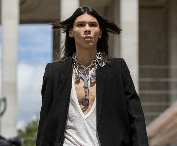 Rick Owens Tecuatl Pentagram Choker | Grailed