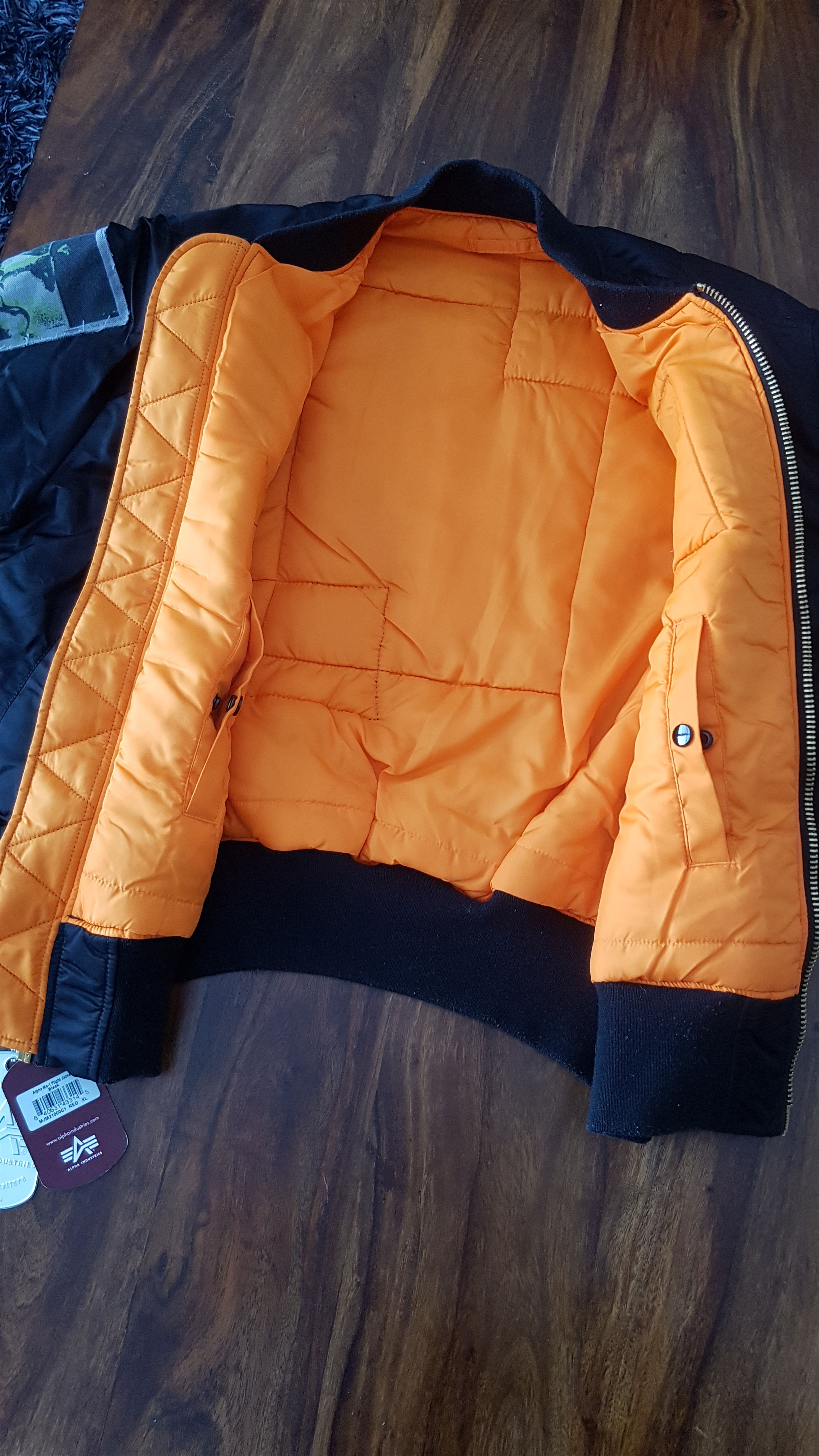 Alpha Industries × Urban Outfitters Alpha Industries × UO patchwork MA-1 Size US XL / EU 56 / 4 - 4 Thumbnail
