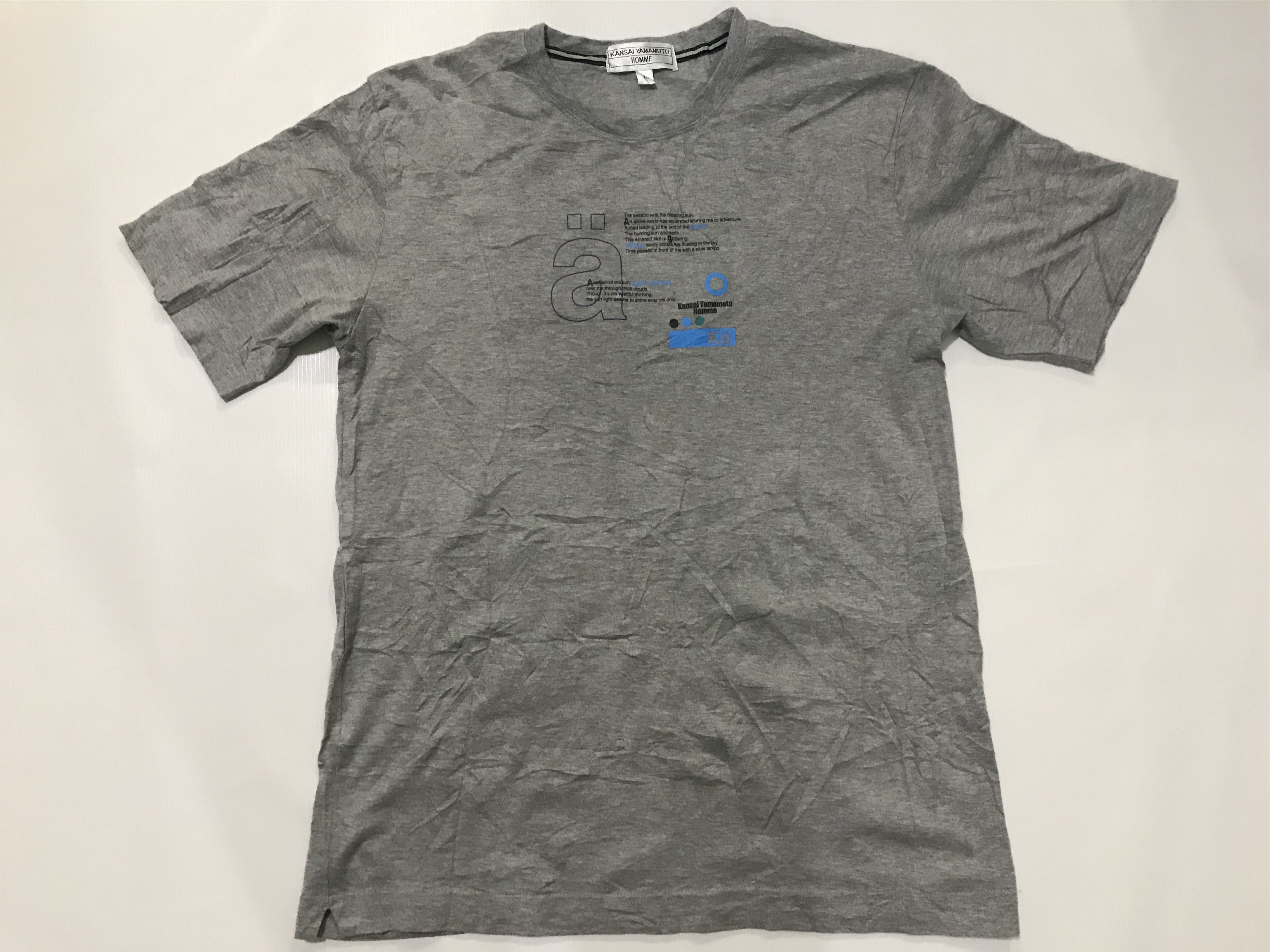Japanese Brand Kansai Yamamoto Homme T Shirt Size US L / EU 52-54 / 3 - 3 Thumbnail