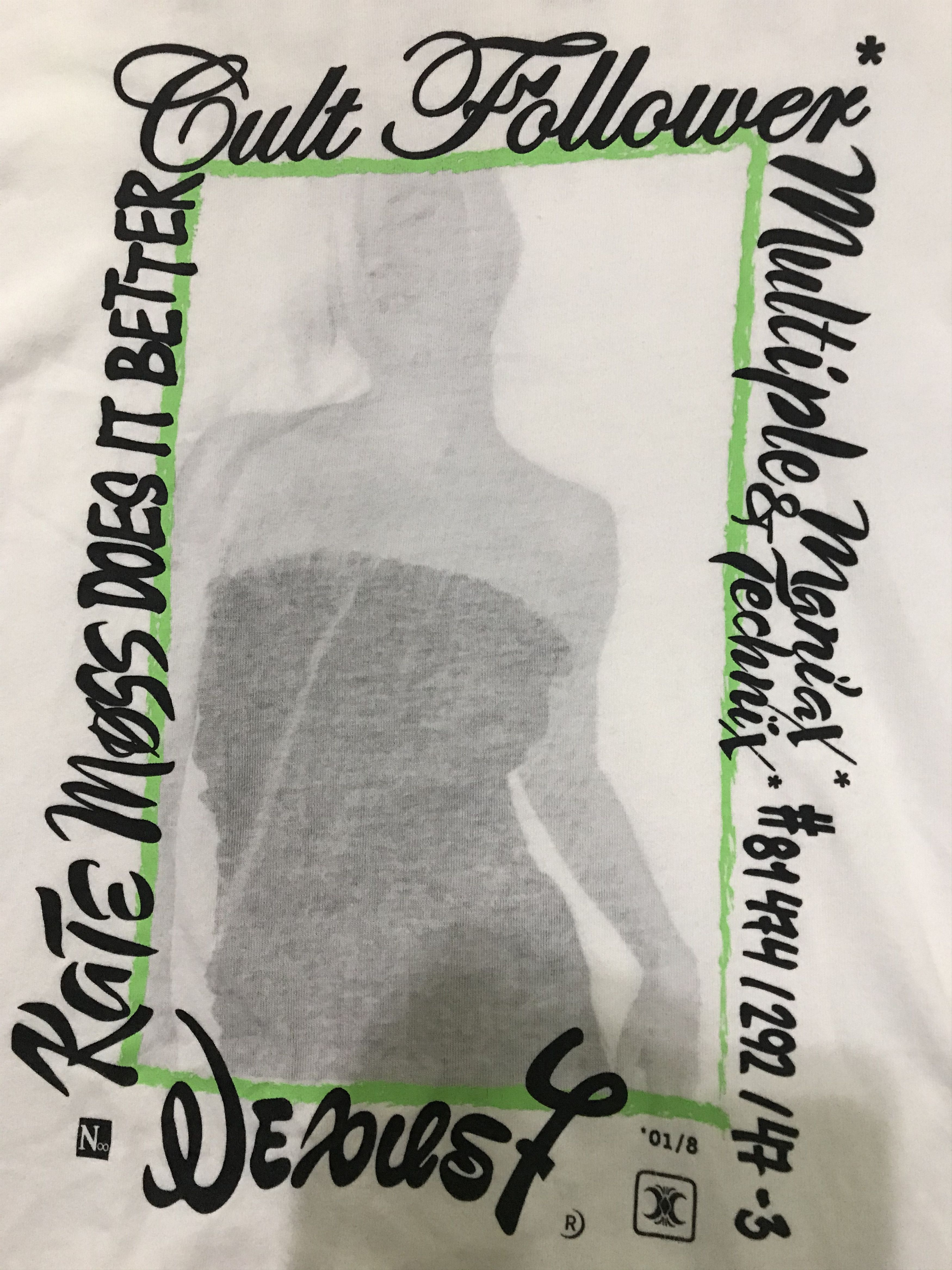 Japanese Brand Nexus VII x Kate Moss Printed T Shirt Size US L / EU 52-54 / 3 - 5 Thumbnail