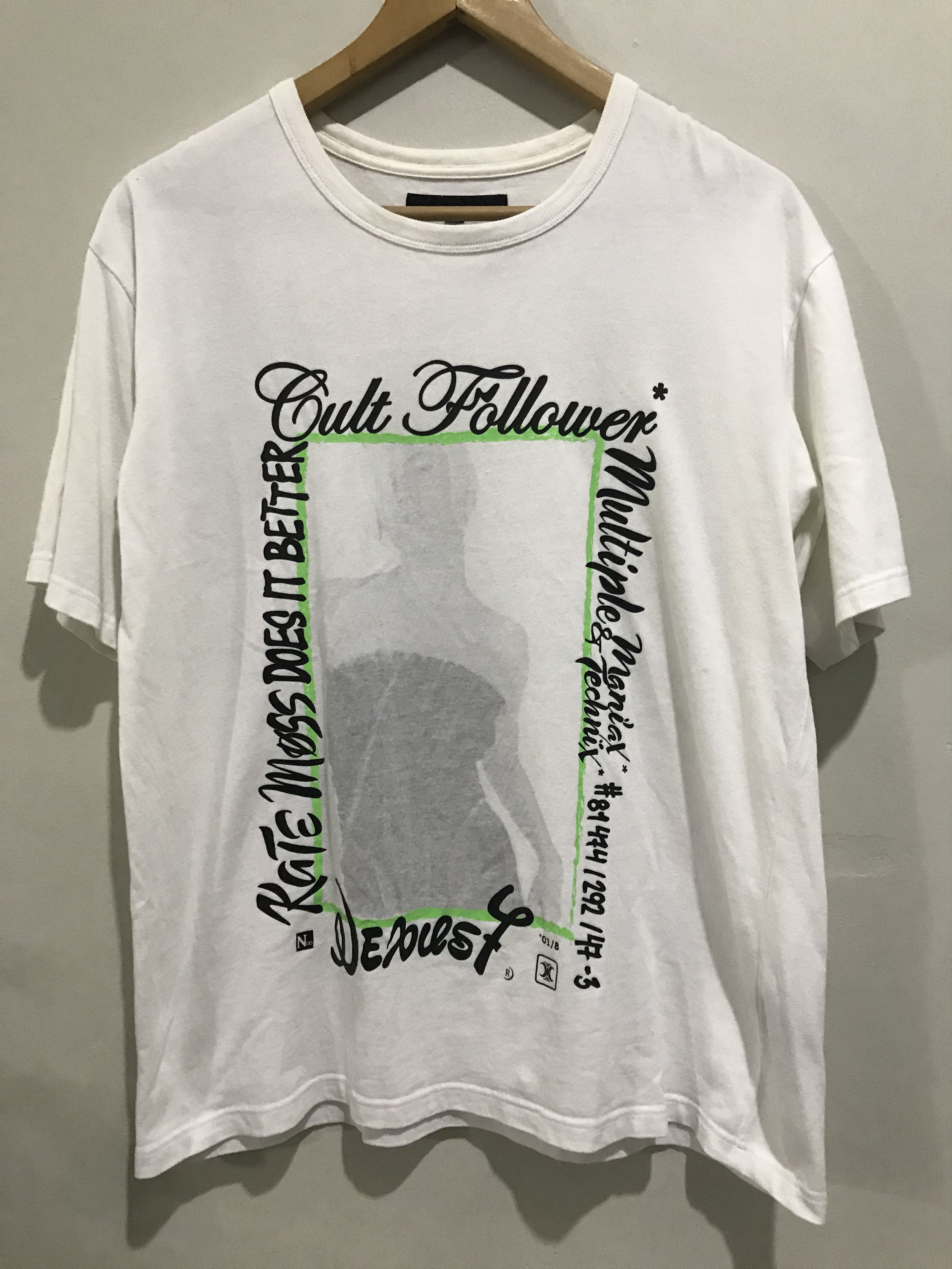 Japanese Brand Nexus VII x Kate Moss Printed T Shirt Size US L / EU 52-54 / 3 - 1 Thumbnail