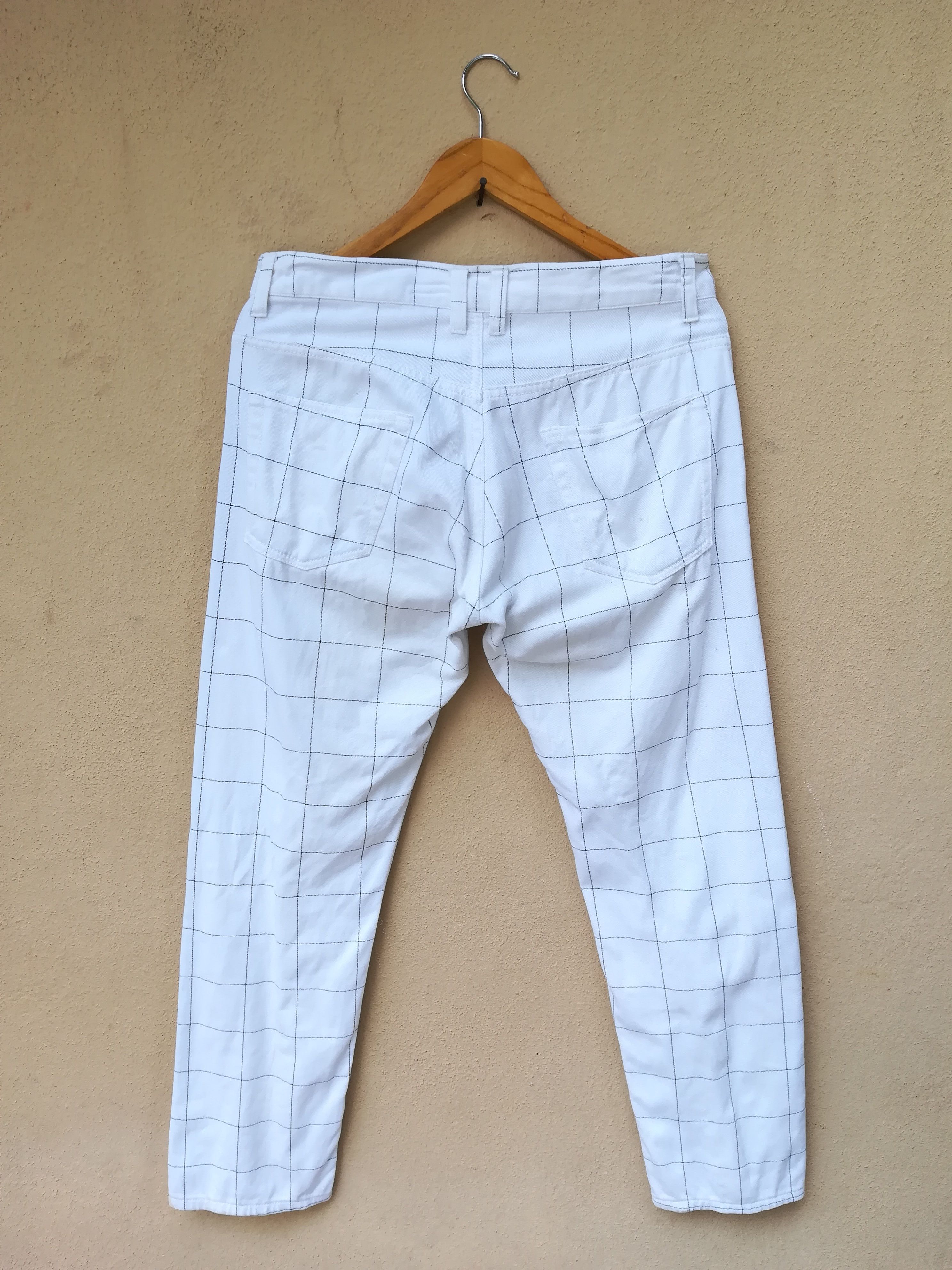 Japanese Brand × Takeo Kikuchi Japanese Brand Takeo Kikuchi Plaid Check Slim Fit Pants Size US 33 - 6 Thumbnail