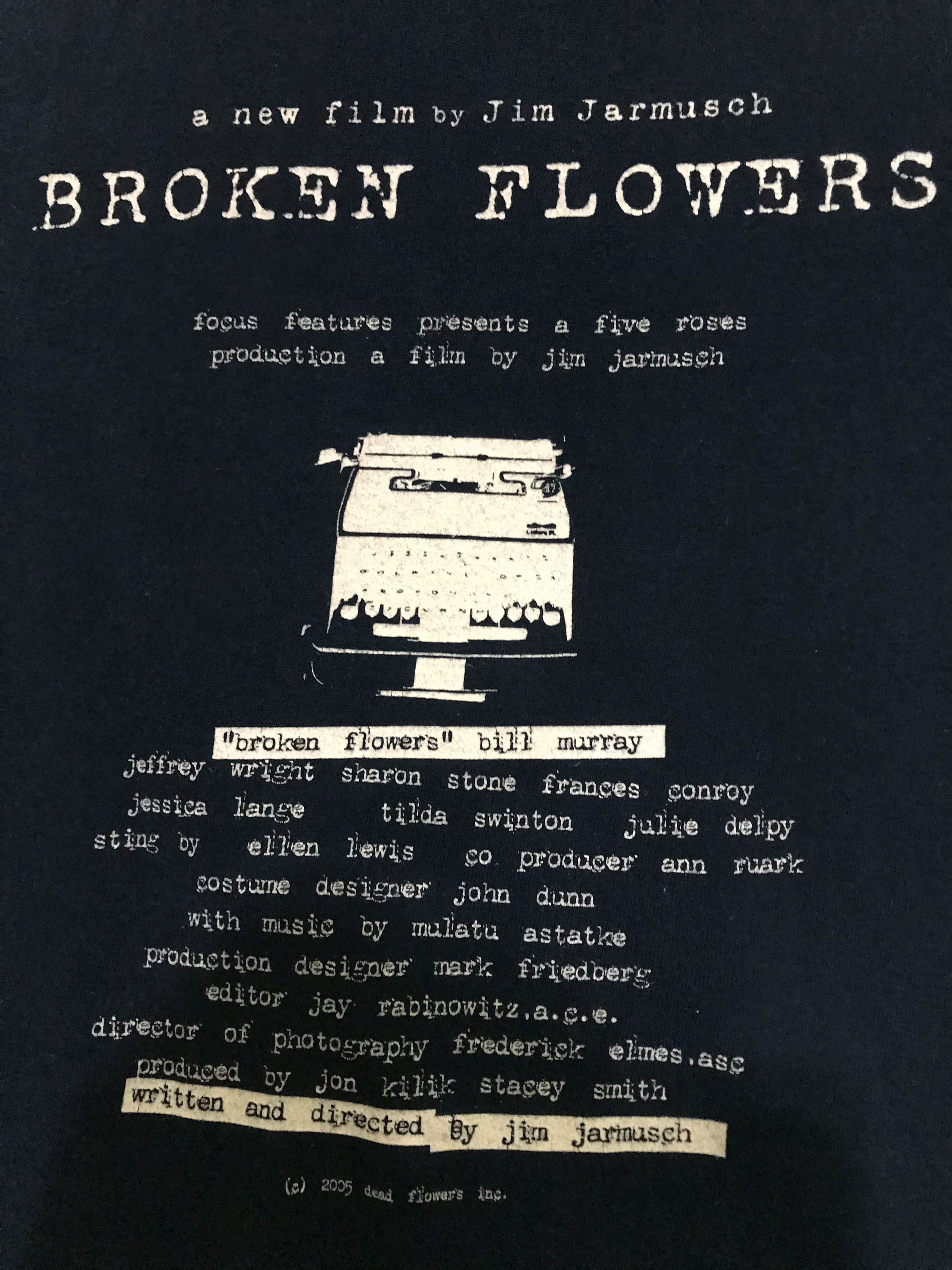 Other Don Johnston Broken Flowers Movie Film T Shirt Size US M / EU 48-50 / 2 - 4 Thumbnail