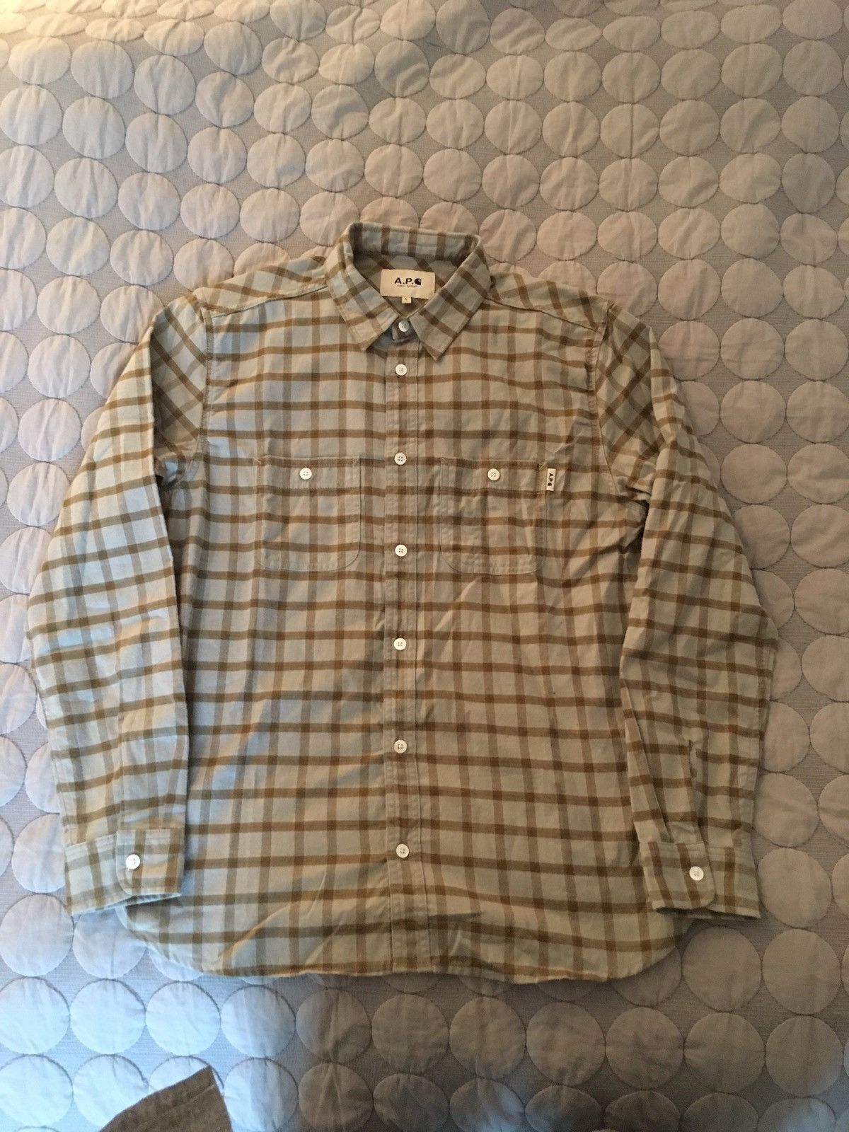 A.P.C. A.P.C. X CARHARTT FARMER JOHN SHIRT Size US L / EU 52-54 / 3 - 2 Thumbnail