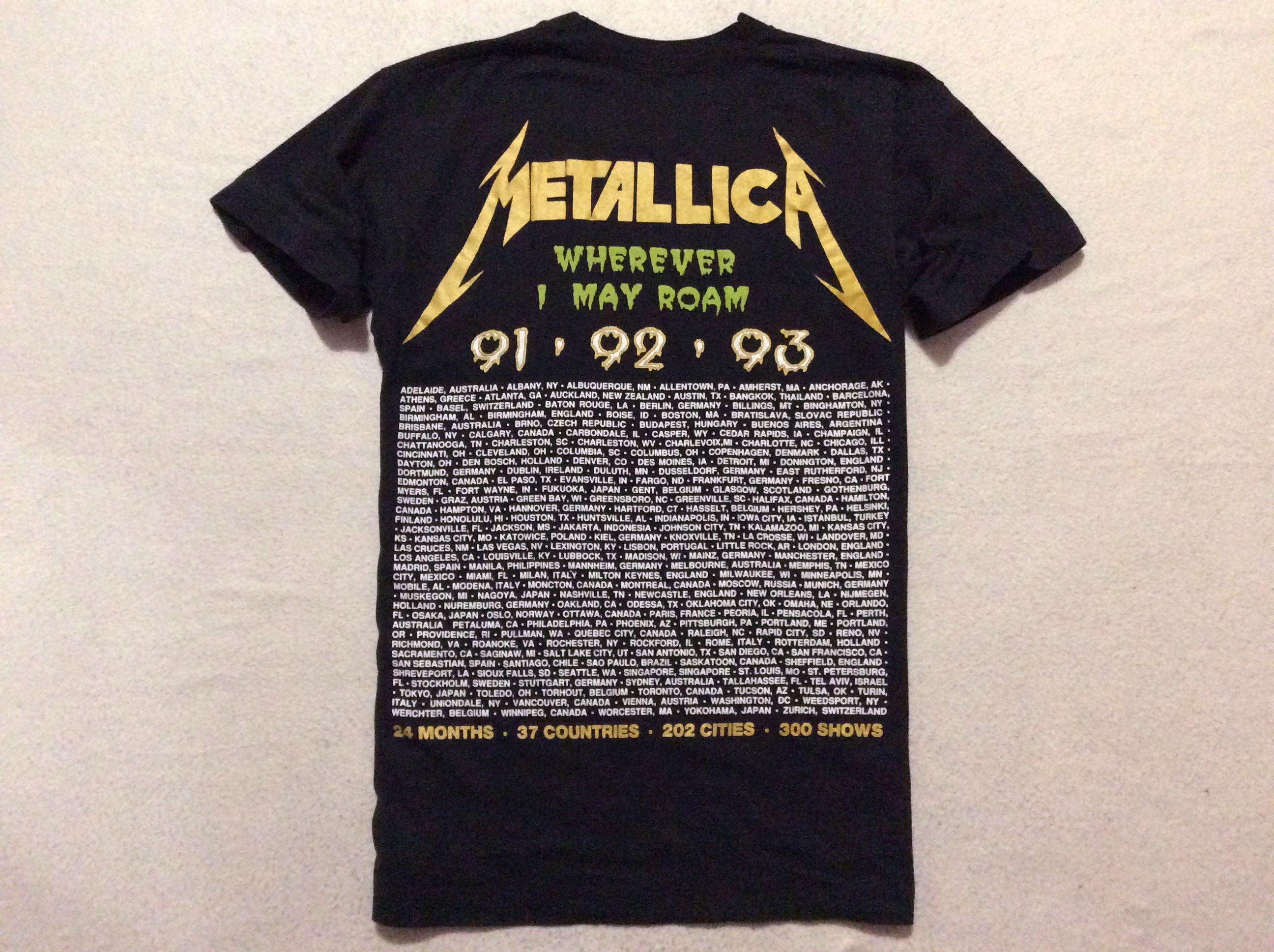 Metallica × Vintage Metallica wherever i may roam vintage T Shirt Size US L / EU 52-54 / 3 - 3 Thumbnail