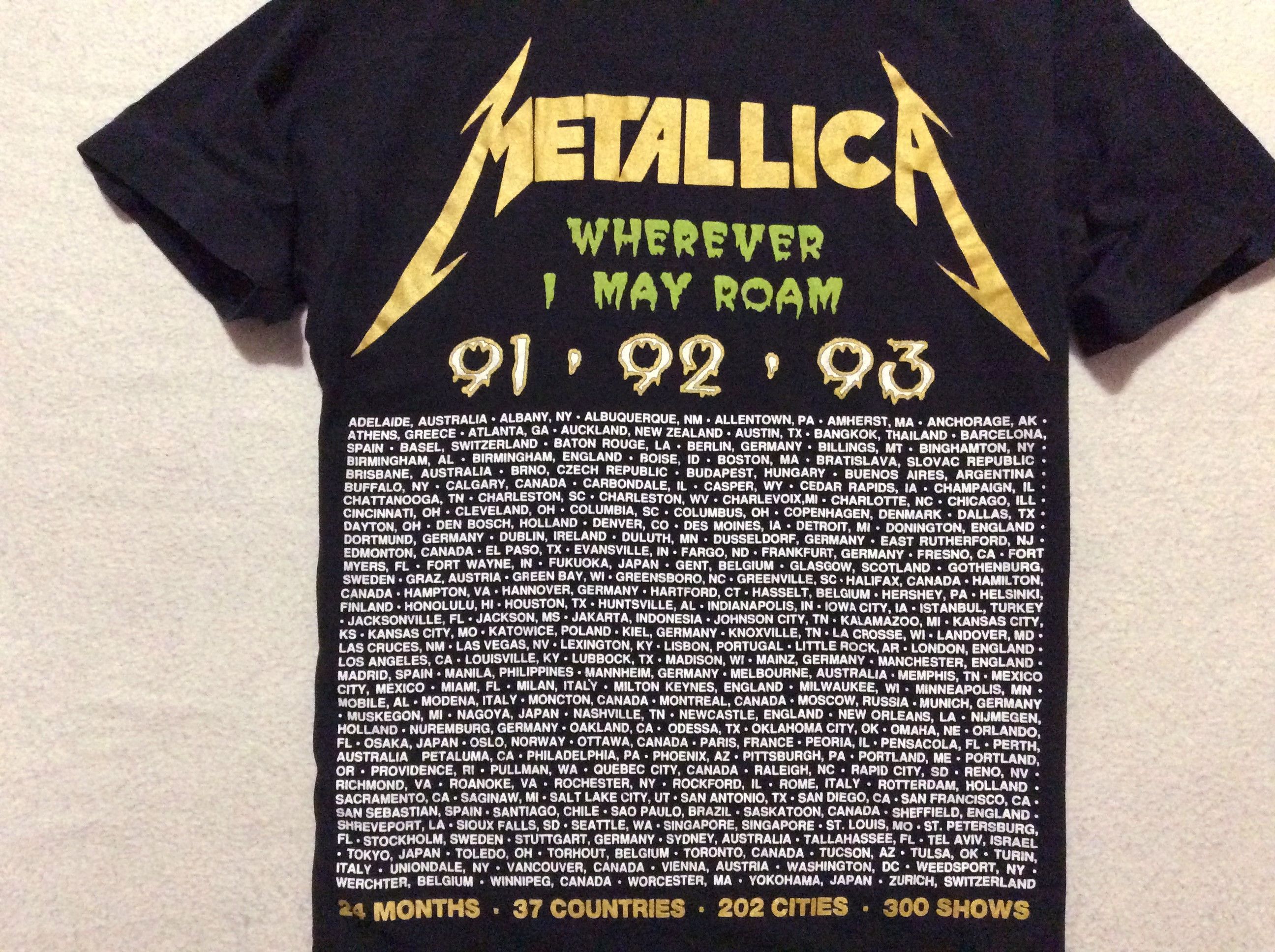Metallica × Vintage Metallica wherever i may roam vintage T Shirt Size US L / EU 52-54 / 3 - 5 Thumbnail