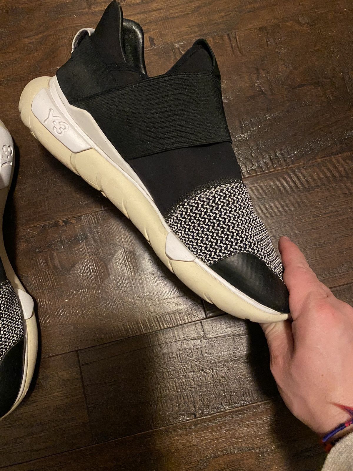 Adidas × Y-3 Adidas Y-3 Qasa OG Mid Black Size US 8 / EU 41 - 9 Thumbnail