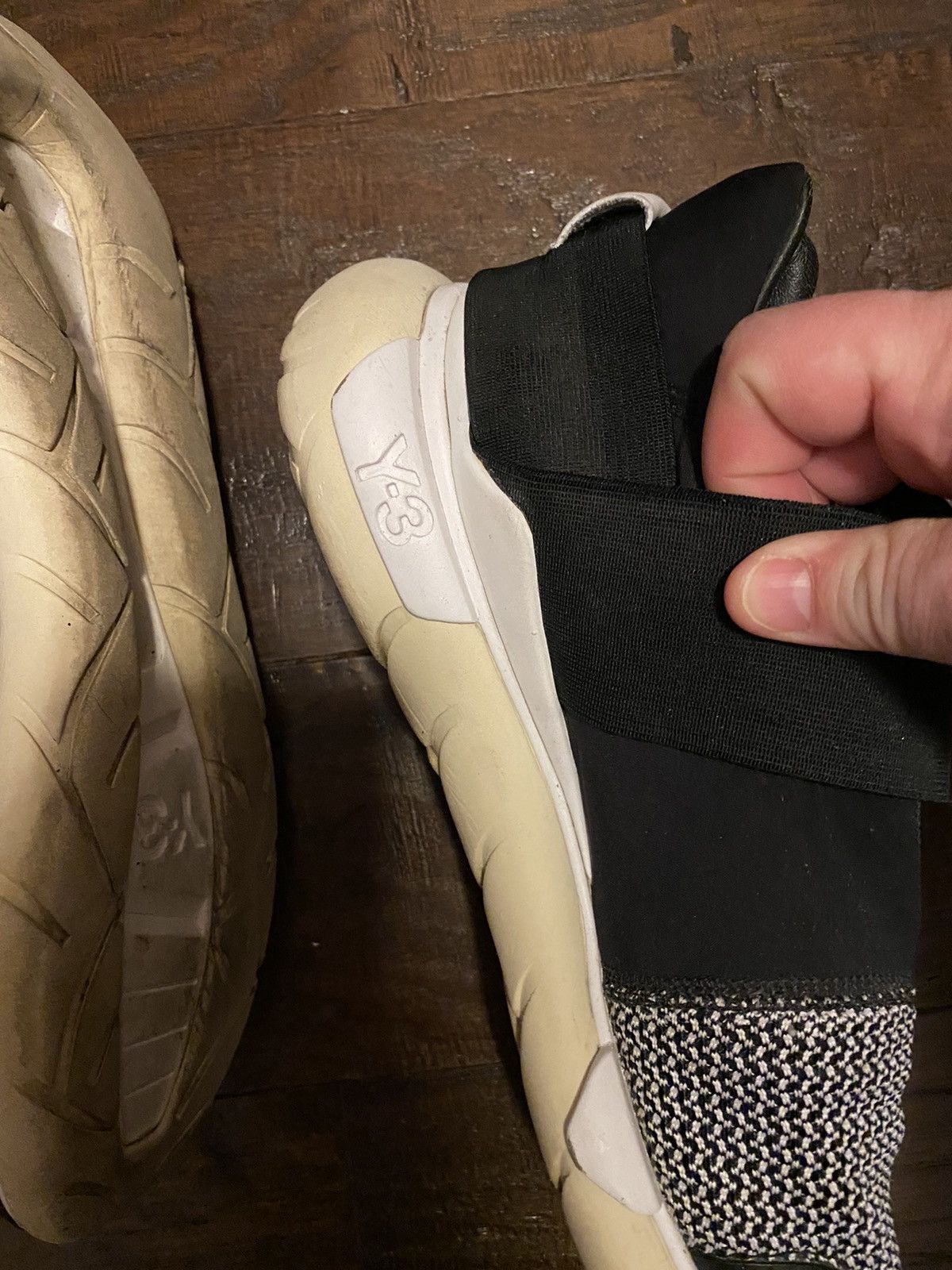 Adidas × Y-3 Adidas Y-3 Qasa OG Mid Black Size US 8 / EU 41 - 4 Thumbnail