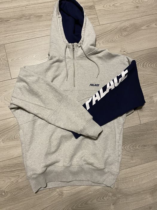 Palace Like New Palace Quarter Zip Spell Out Pullover Hoodie | Grailed