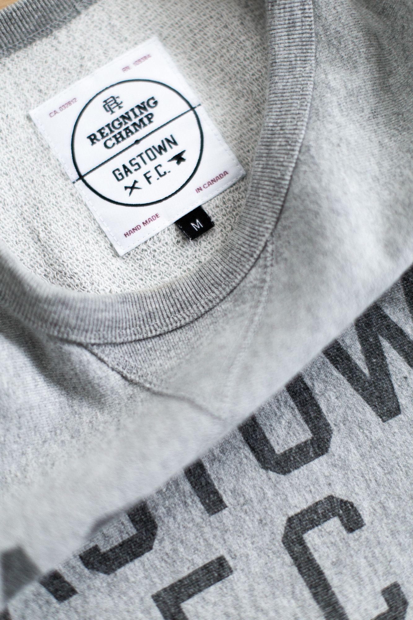 Reigning Champ Reigning Champ x Gastown FC Crewneck Grailed