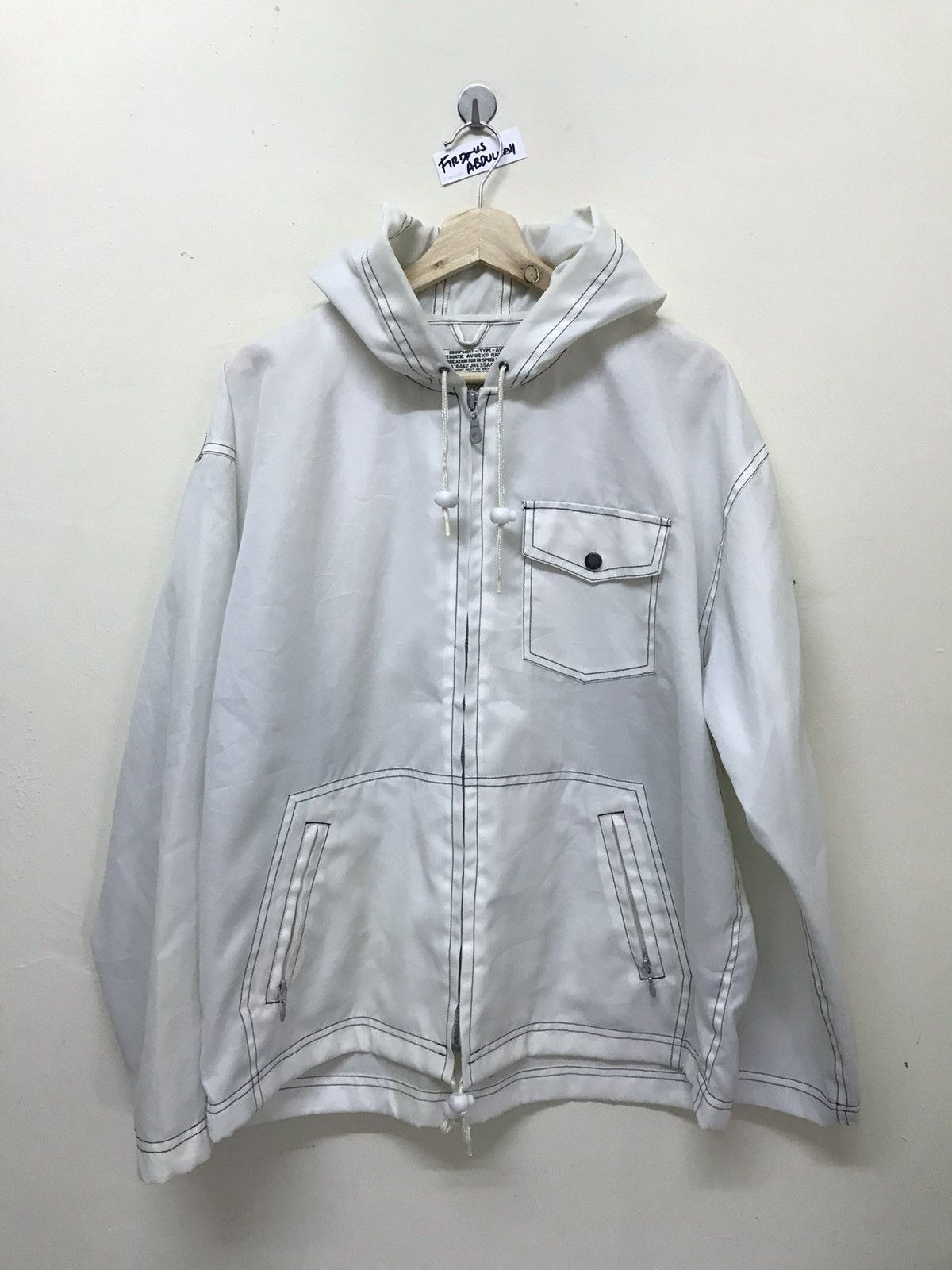 Avirex hoodie windbreaker jacket