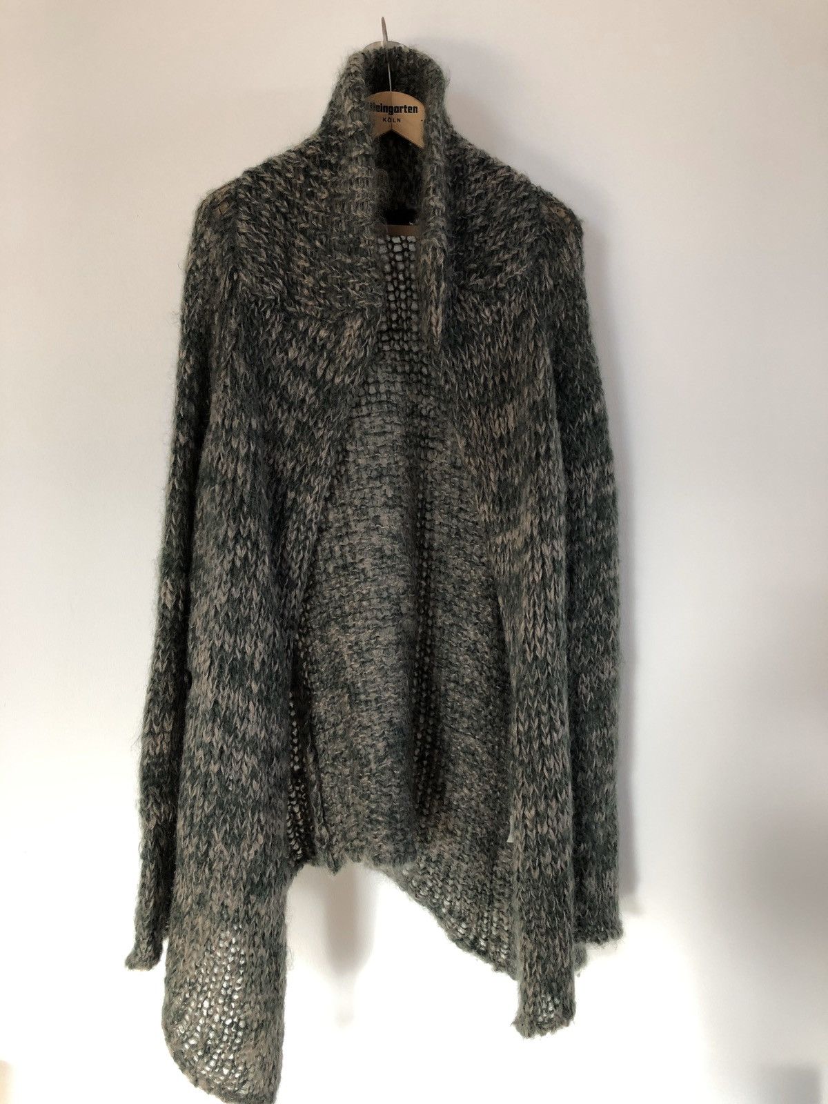 image of Great Luxury Wool Cardigan Size M Alexander Mcqueen in Grey Green, Men's