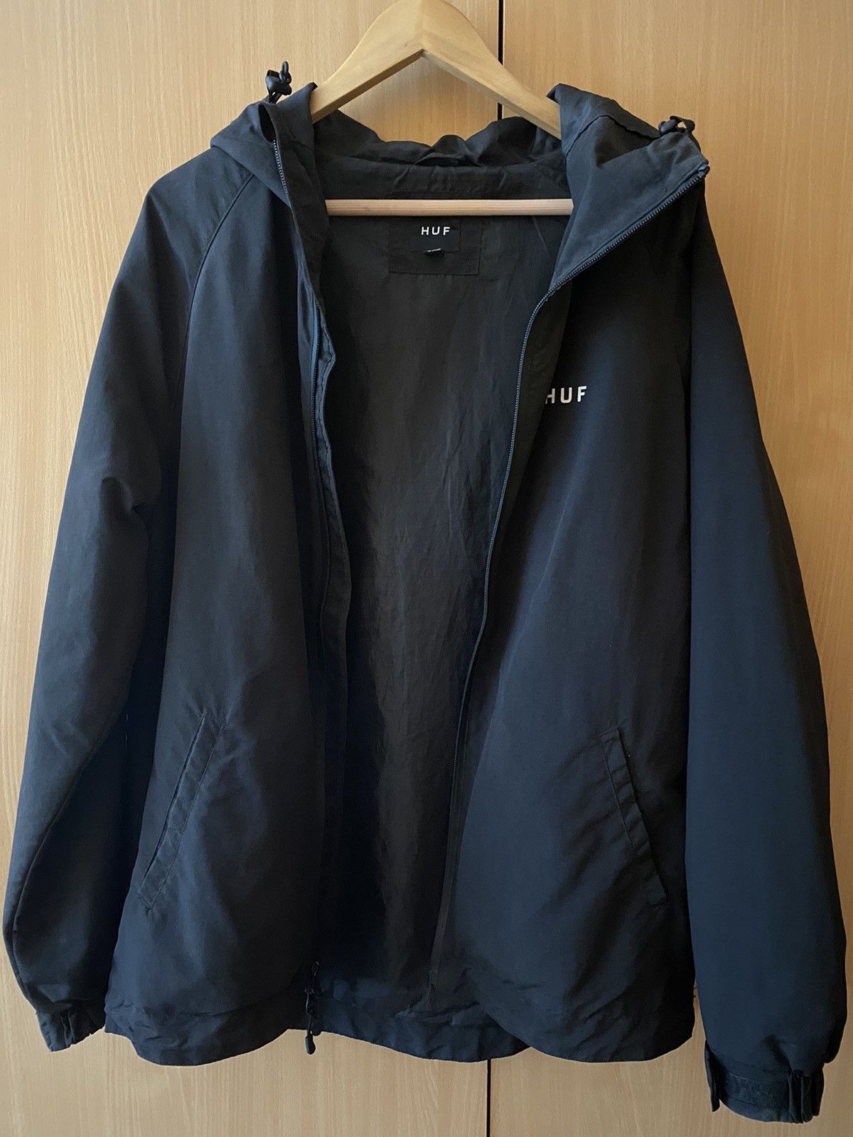 Mens Jackets Huf Reflective Jacket FTC X HUF REFLECTIVE PIPING