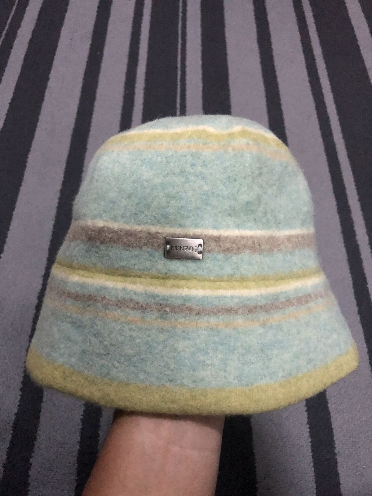 Kenzo KENZO wool bucket hat shadow #F4 Size 34 - 1 Thumbnail