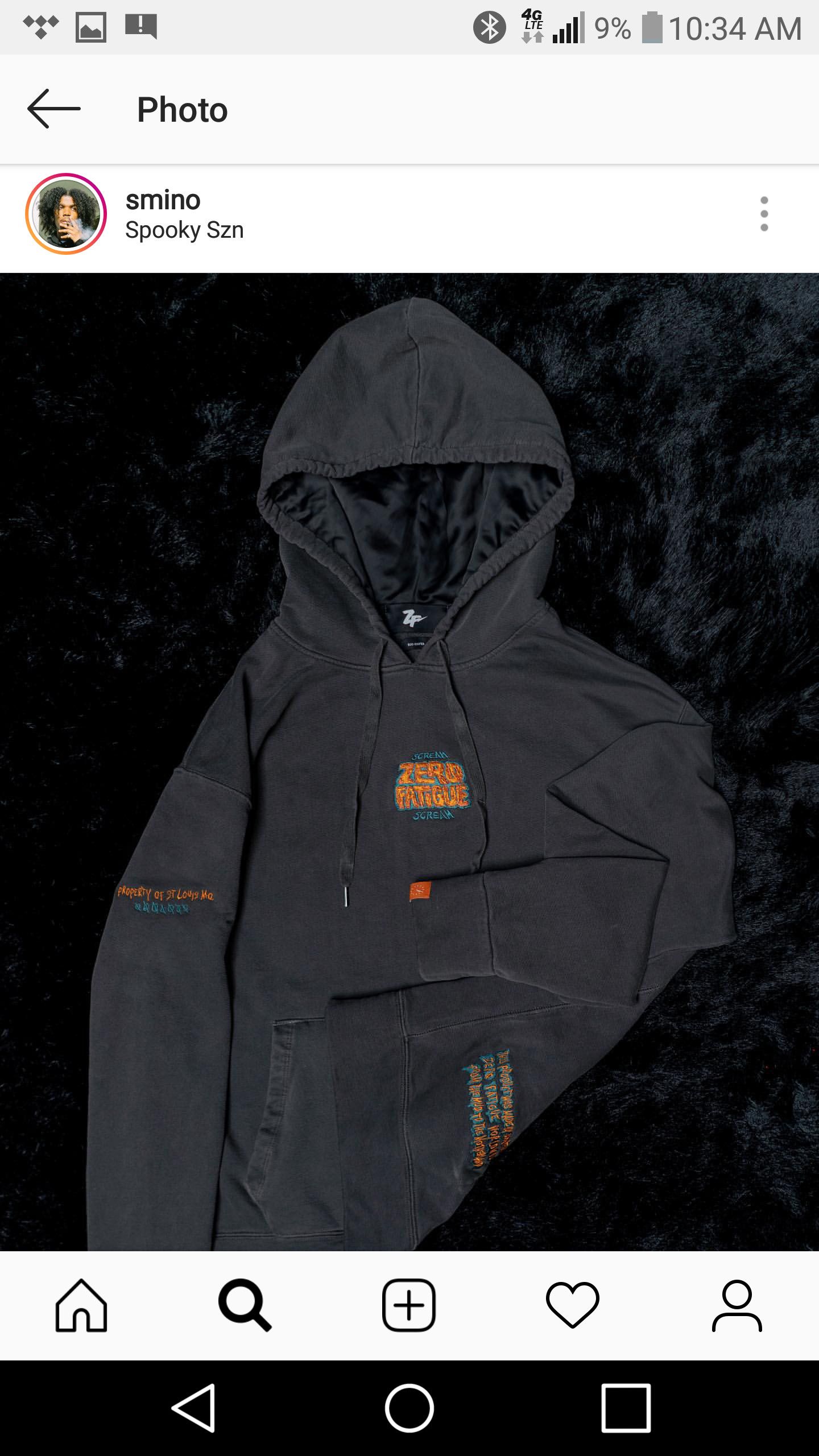 Other Smino Zero Fatigue Silk Pillows Spooky Edition Hoodie | Grailed