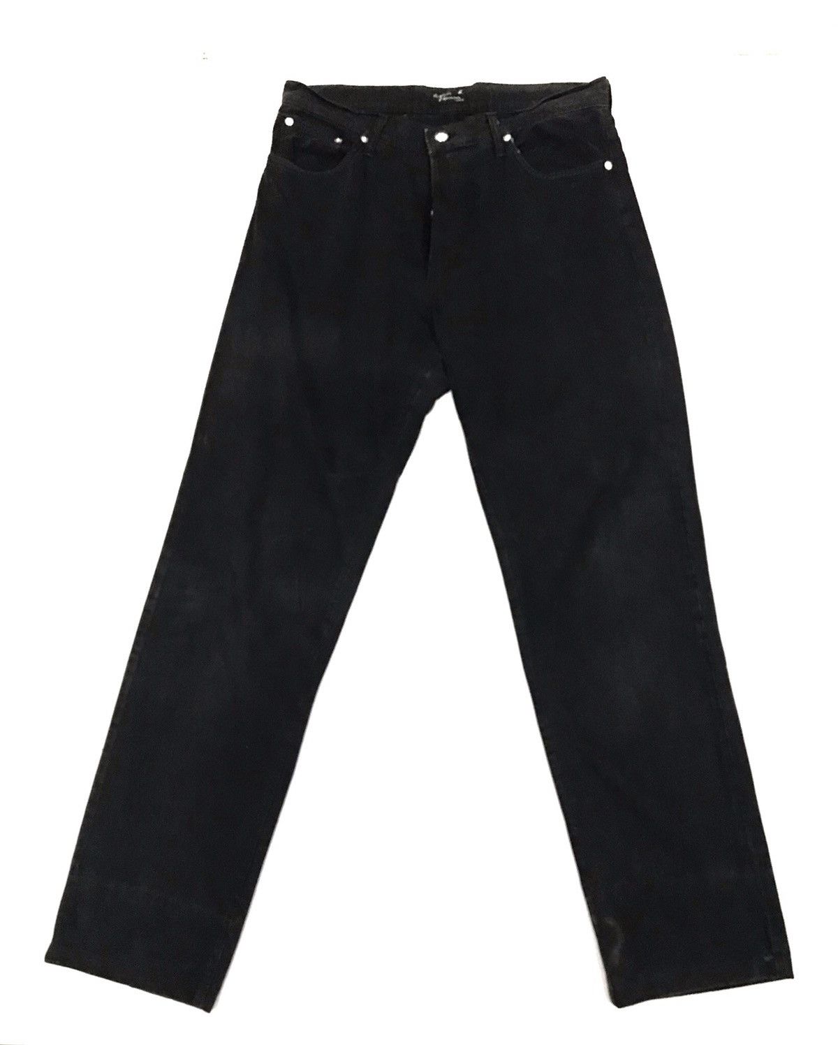agnes b. Agnes B Homme Superblack Denim Pants Size US 32 / EU 48 - 1 Thumbnail