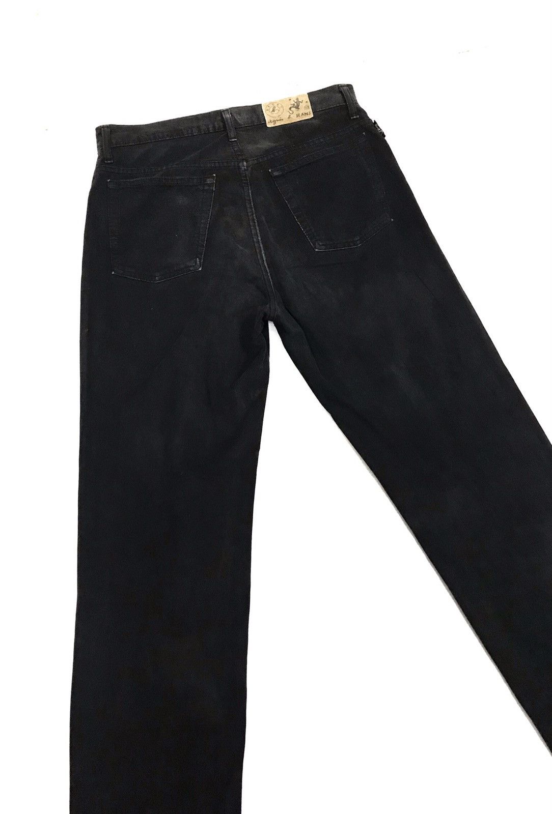 agnes b. Agnes B Homme Superblack Denim Pants Size US 32 / EU 48 - 6 Thumbnail