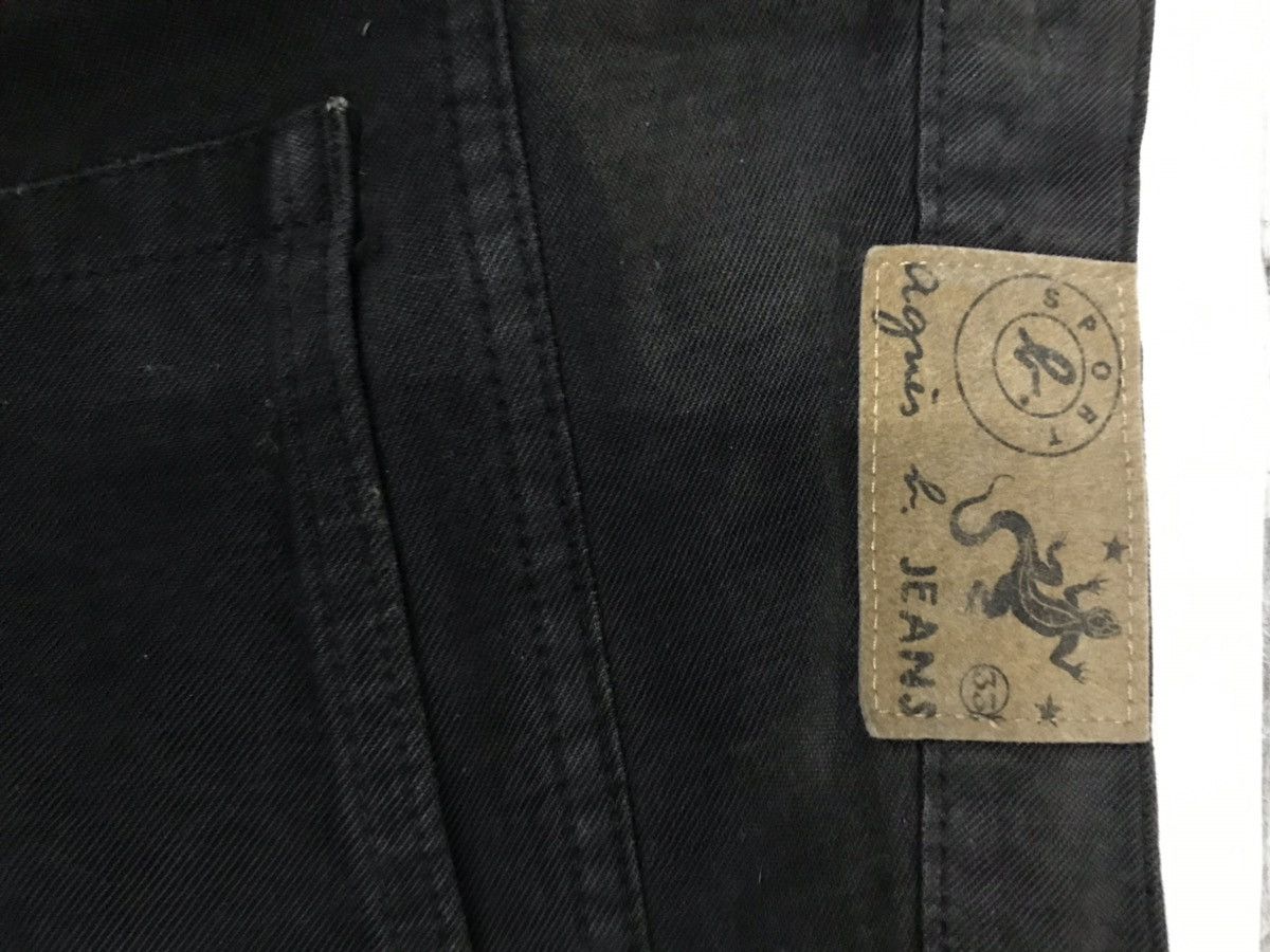 agnes b. Agnes B Homme Superblack Denim Pants Size US 32 / EU 48 - 7 Thumbnail