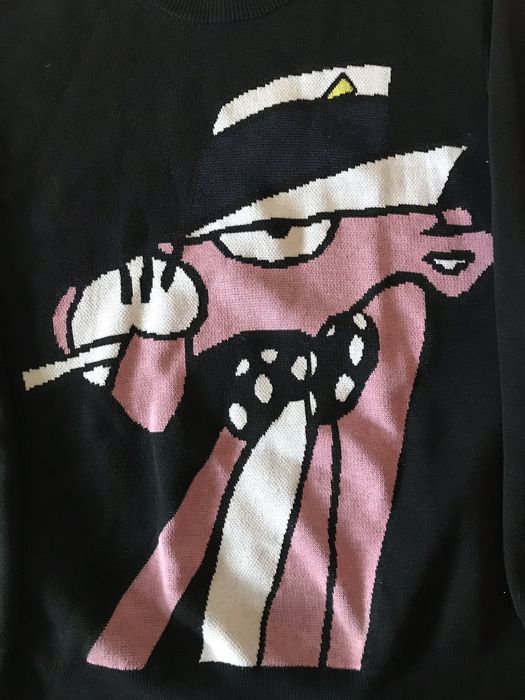 Supreme pink cheap panther sweater