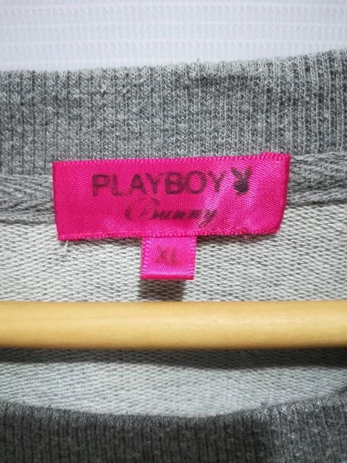 Playboy playboy big spell pink embroidery bunny logo sweatshirt Size US XL / EU 56 / 4 - 4 Thumbnail